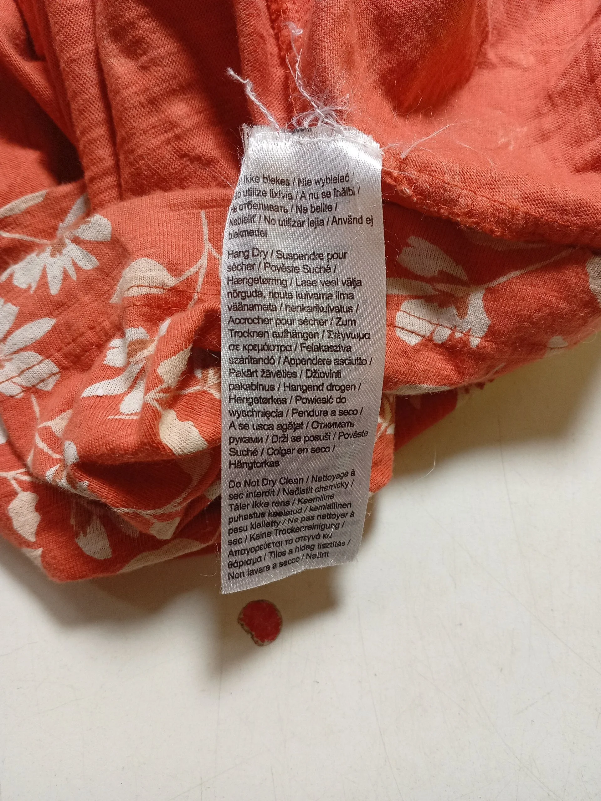 Brakeburn T-Shirt Midi Dress UK20 in Orange - Image 6