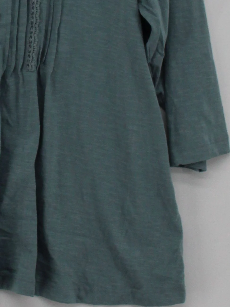 Brakeburn Women's Top UK 18 Blue 100% Cotton 3/4 Sleeve Round Neck Tunic - Image 4