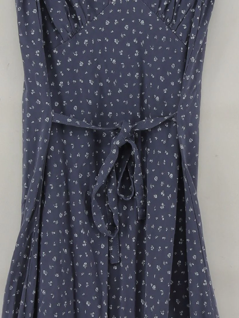 Brandy Melville A-Line Midi Dress UK6 in Blue - Image 3