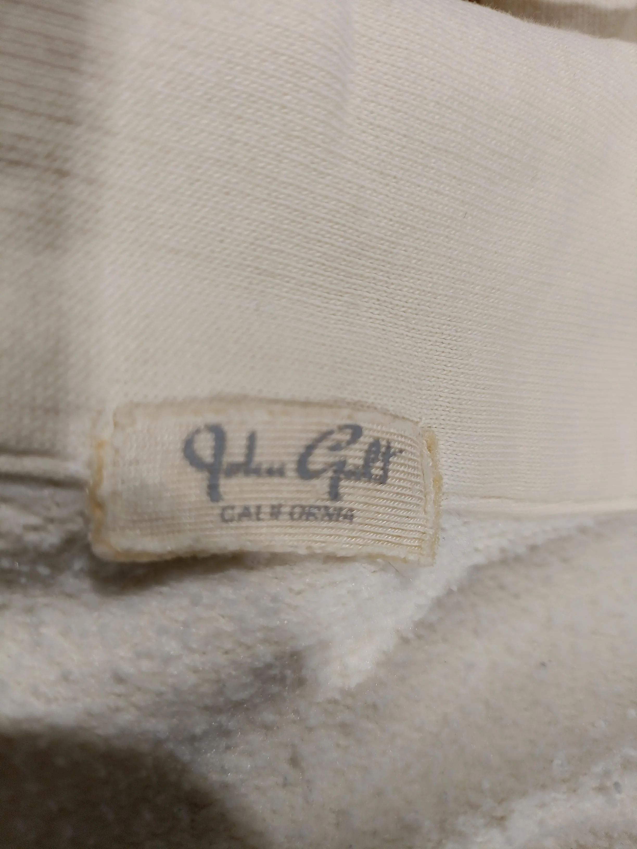 Brandy Melville Men's Polo M Cream 100% Cotton Basic - Image 7