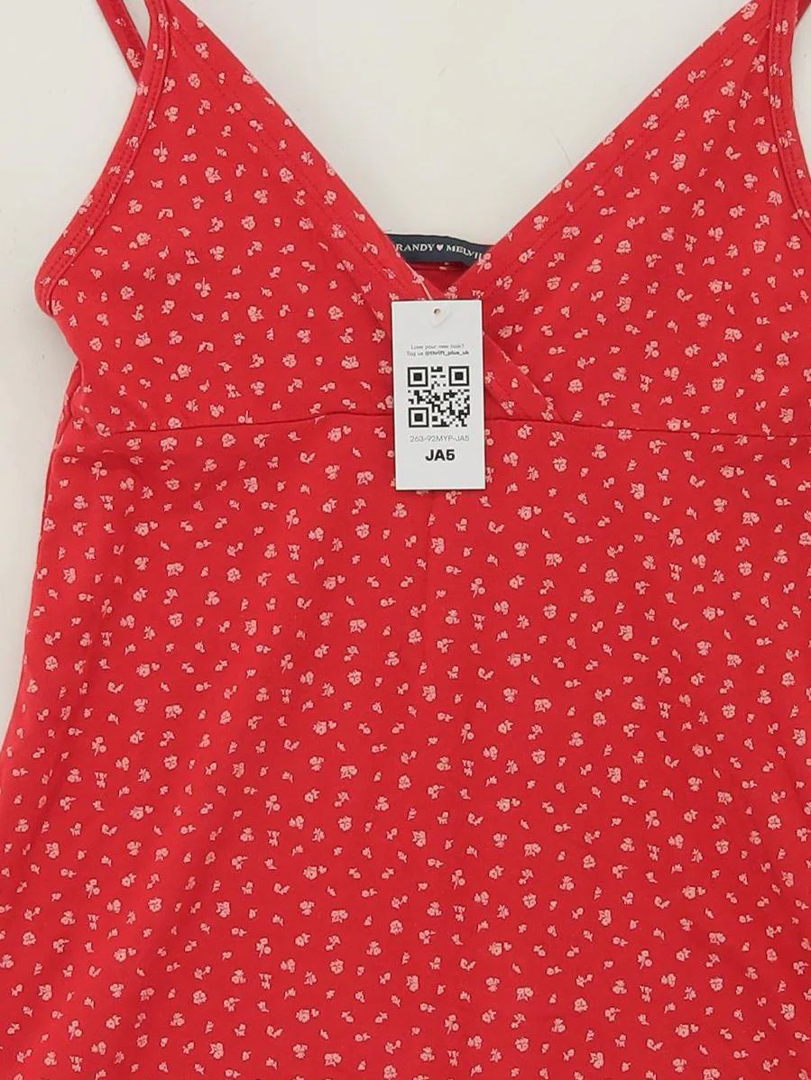 Brandy Melville Slip Mini Dress in Red - Image 3