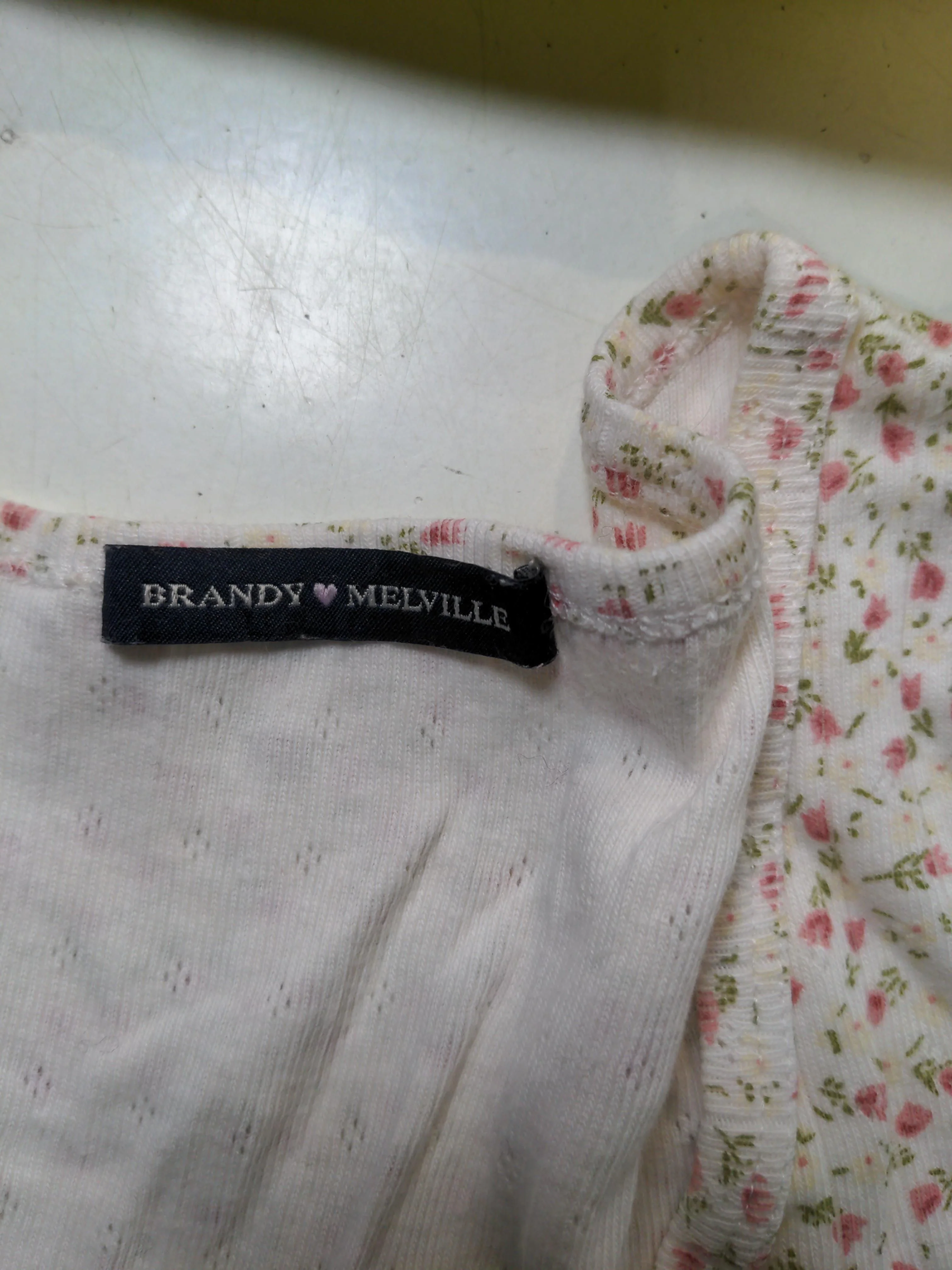 Brandy Melville T-Shirt Mini Dress S in White - Image 5