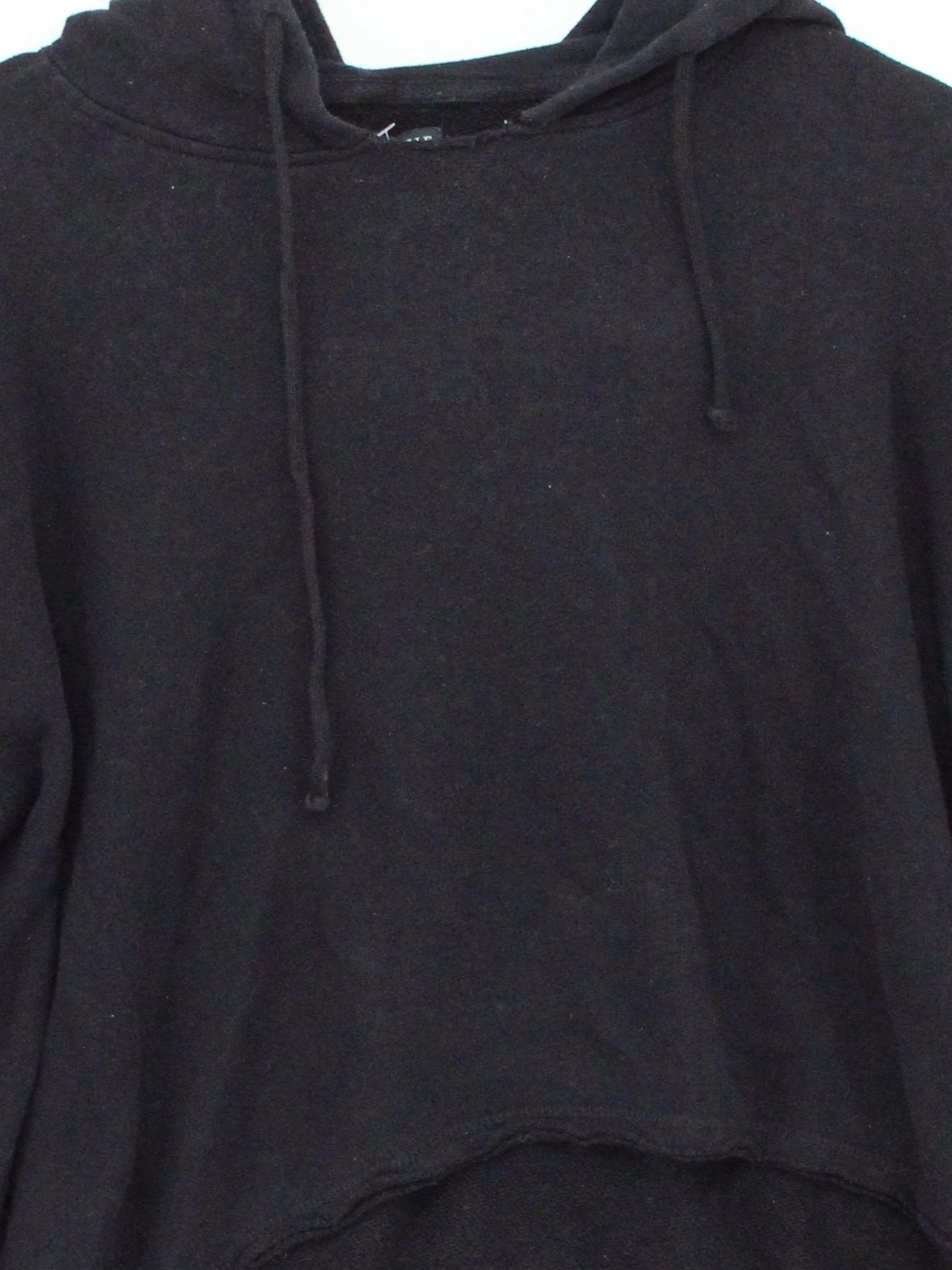Brandy Melville Women's Hoodie L Black 100% Other Pullover - Image 3