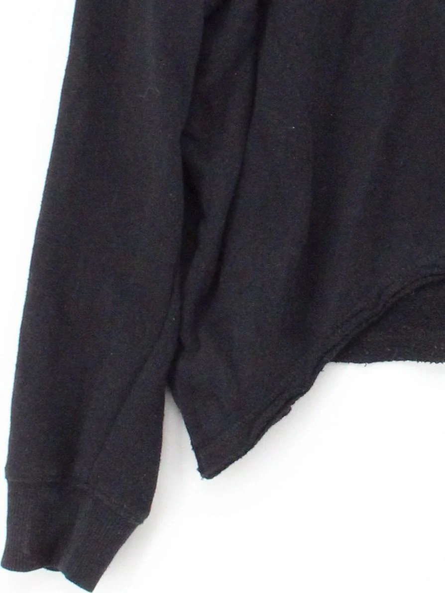 Brandy Melville Women's Hoodie L Black 100% Other Pullover - Image 4