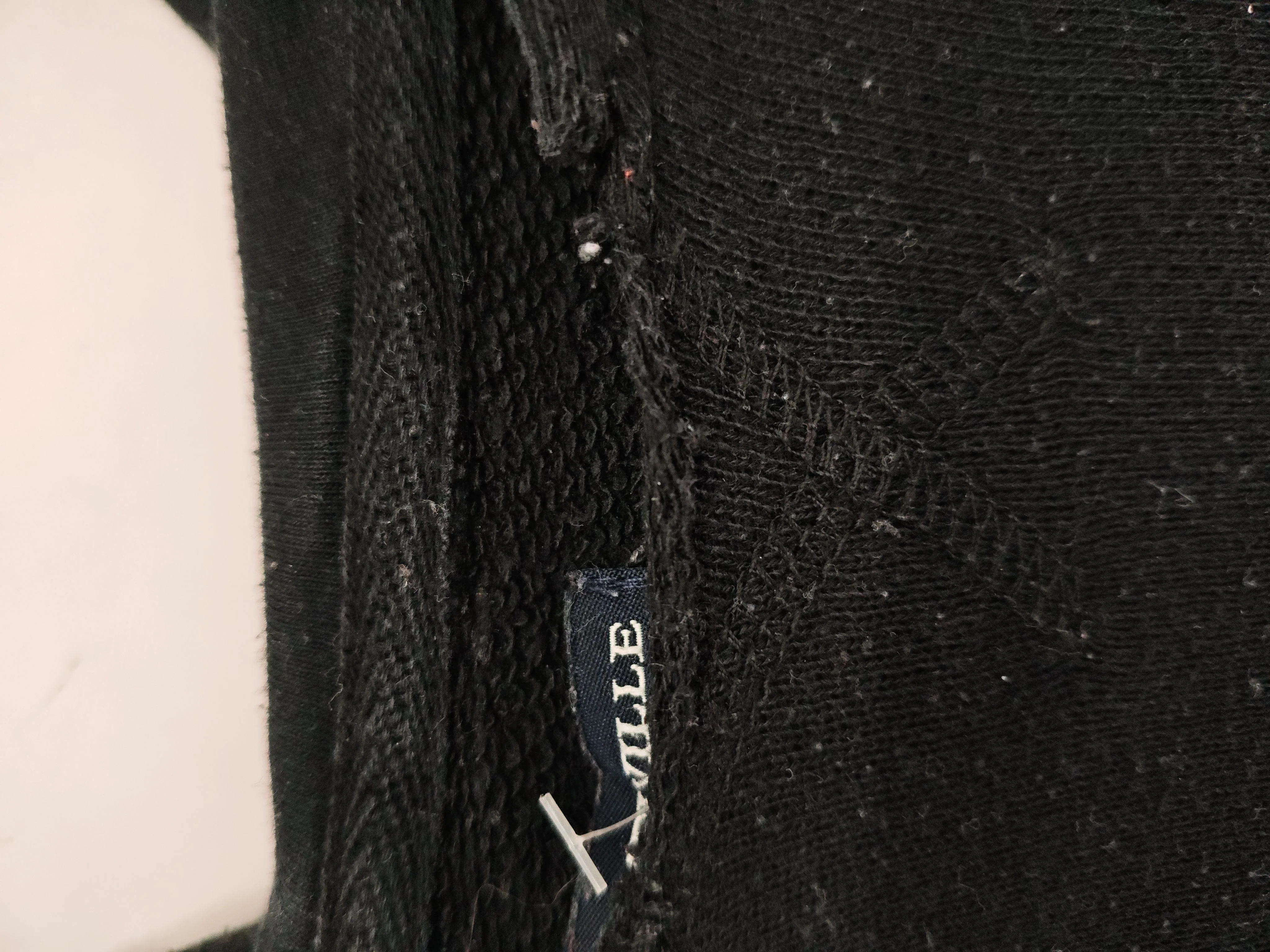 Brandy Melville Women's Hoodie L Black 100% Other Pullover - Image 5