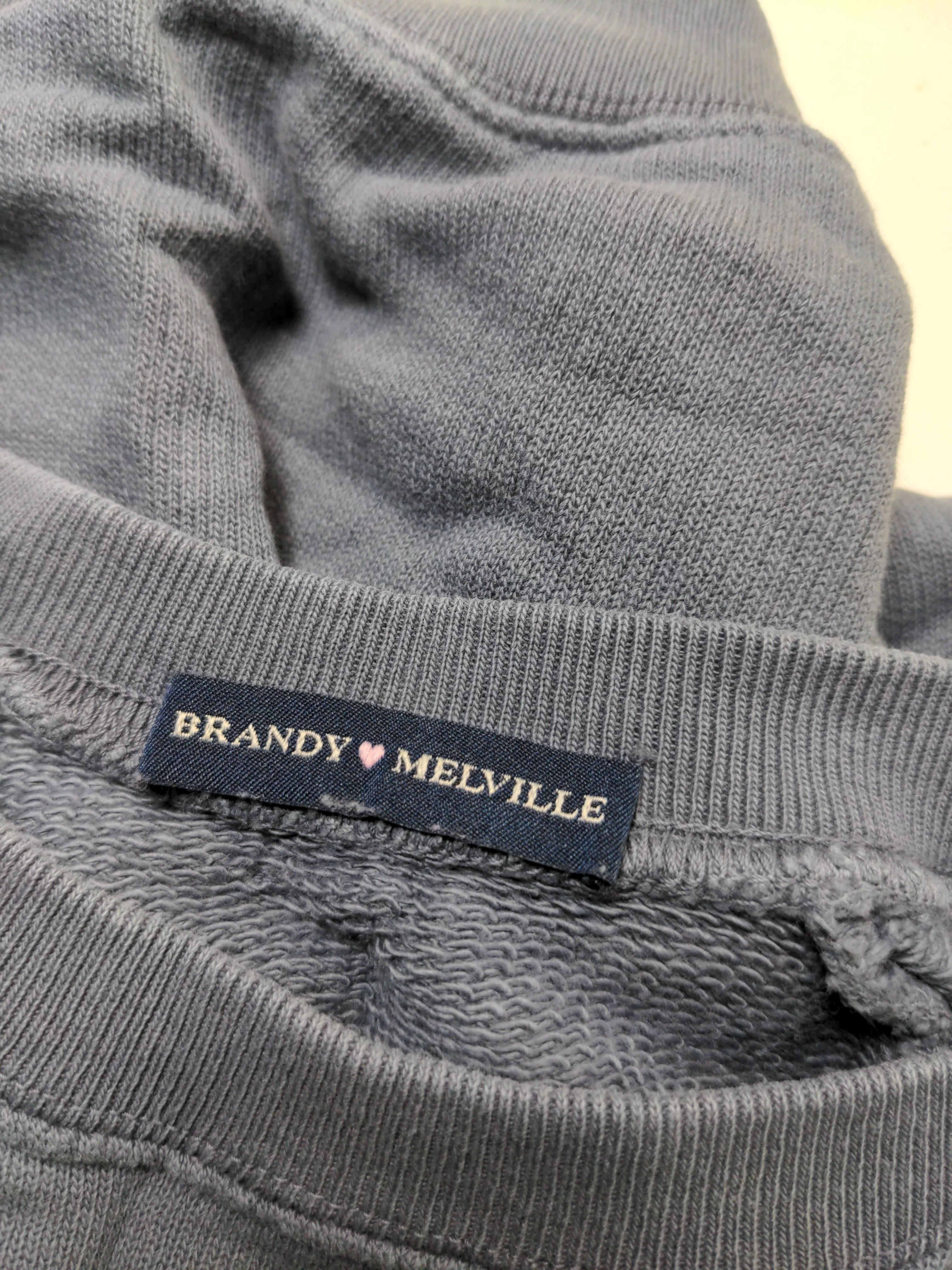 Brandy Melville Women's Hoodie S Blue Graphic 100% Other Pullover - Image 6