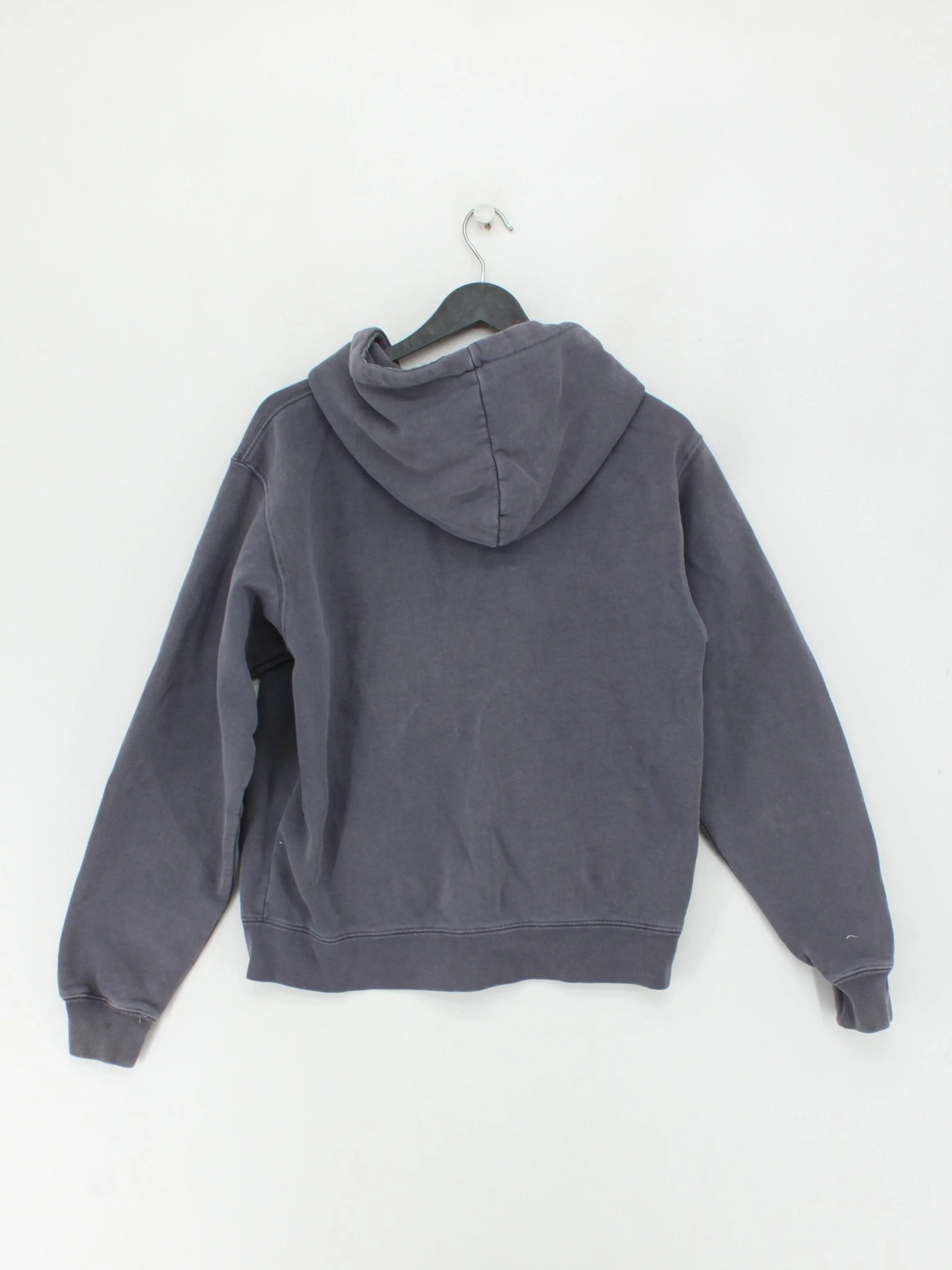 Brandy Melville Women's Hoodie UK 10 Grey Cotton with Polyester Pullover - Image 2