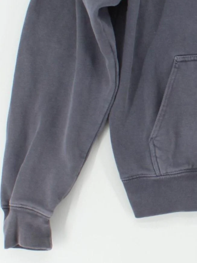 Brandy Melville Women's Hoodie UK 10 Grey Cotton with Polyester Pullover - Image 4