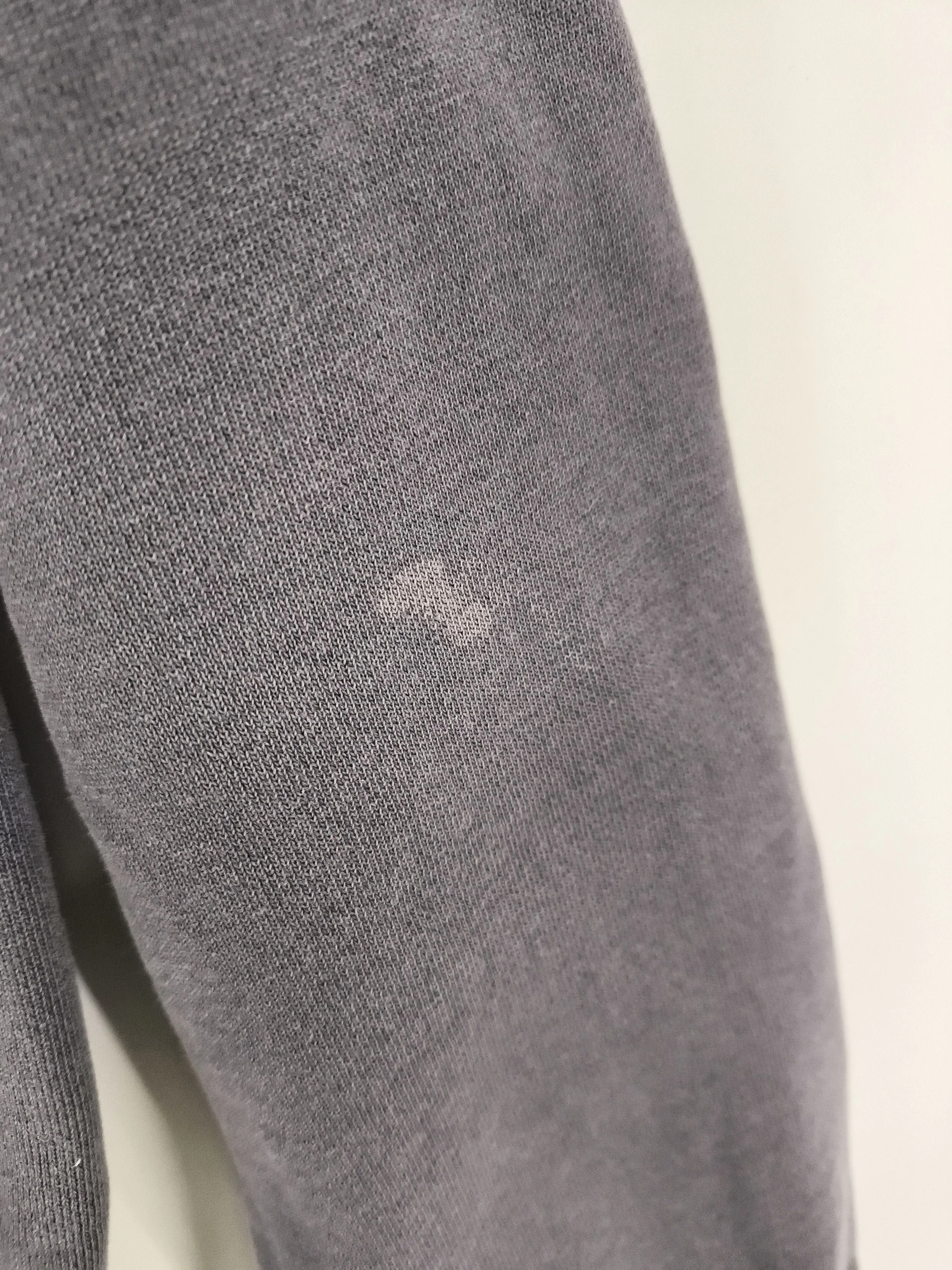 Brandy Melville Women's Hoodie UK 10 Grey Cotton with Polyester Pullover - Image 5