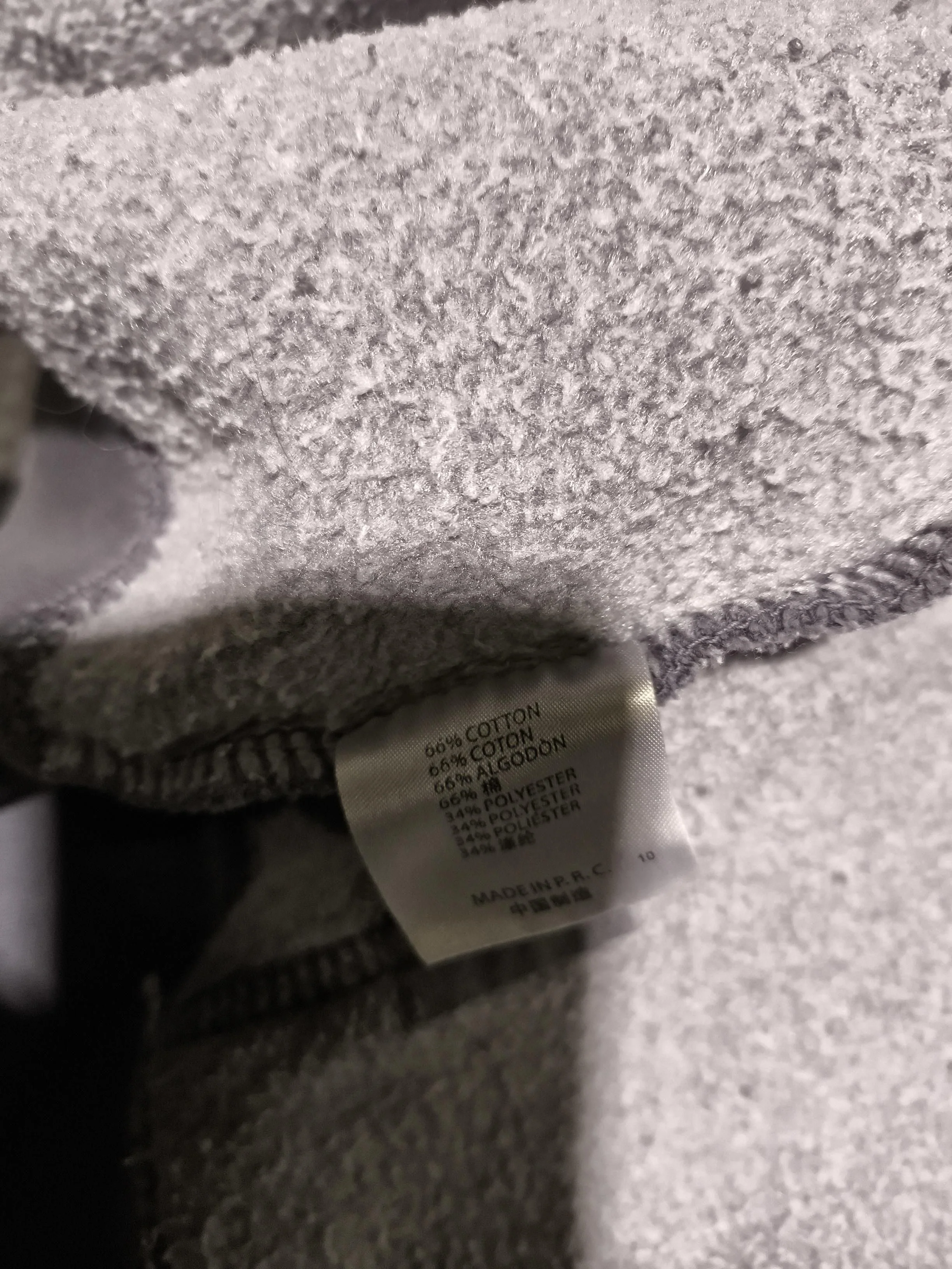 Brandy Melville Women's Hoodie UK 10 Grey Cotton with Polyester Pullover - Image 7