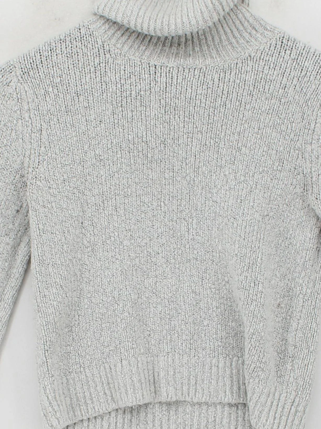 Brandy Melville Women's Jumper Grey Polyester with Acrylic, Spandex Pullover - Image 3