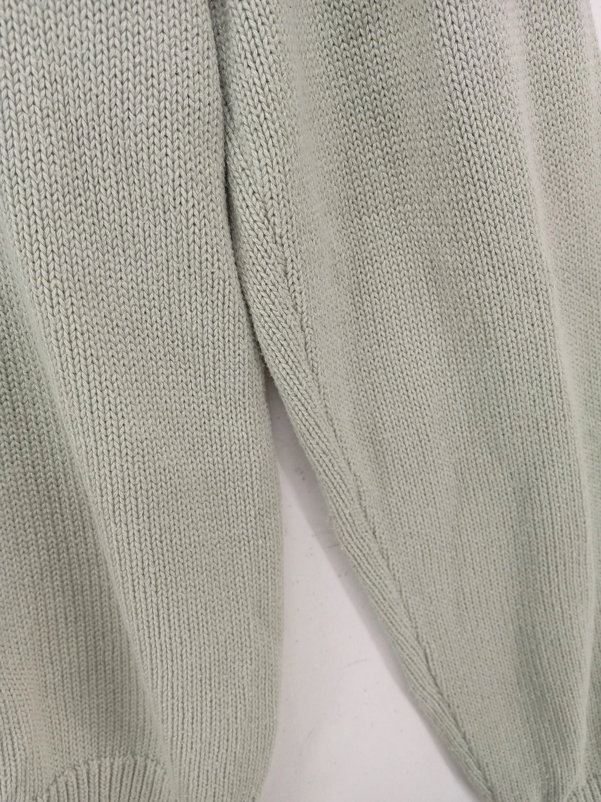 Brandy Melville Women's Jumper L Green 100% Other V-Neck Pullover - Image 5