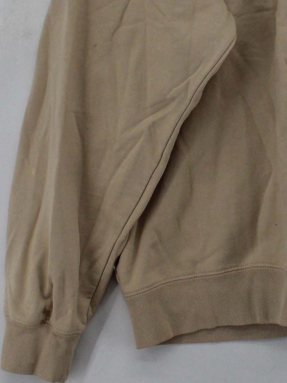 Brandy Melville Women's Jumper XL Tan Cotton with Polyester Collared Pullover - Image 4