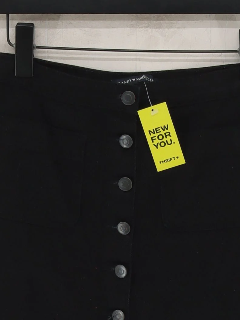 Brandy Melville Women's Mini Skirt XXS Black 100% Other Short Mini - Image 3