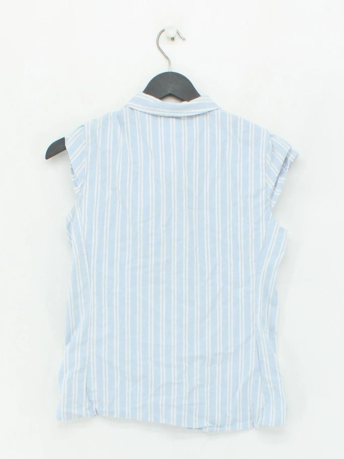 Brandy Melville Women's Shirt S Blue Cotton with Spandex Basic - Image 2