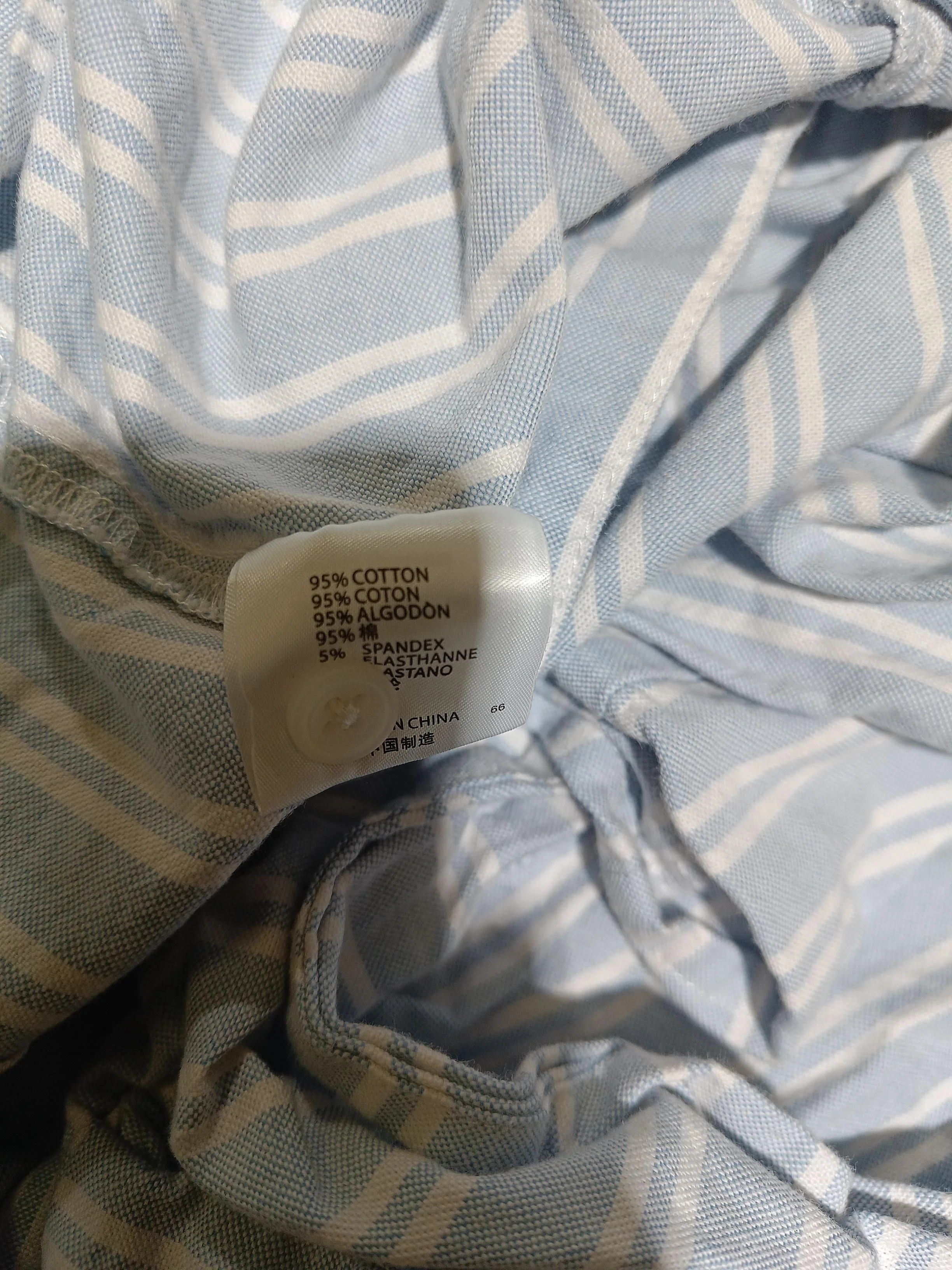 Brandy Melville Women's Shirt S Blue Cotton with Spandex Basic - Image 6