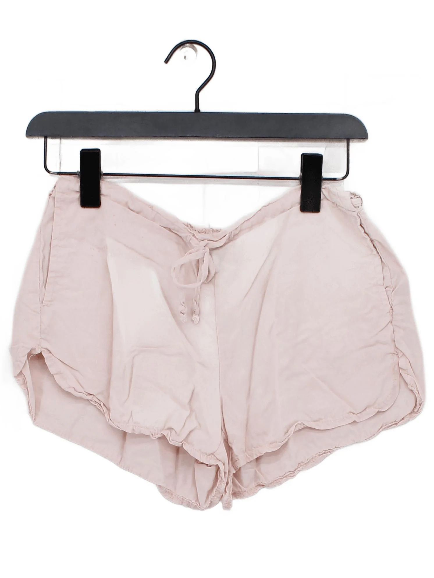 Brandy Melville Women's Shorts Pink Cotton with Viscose Sweat