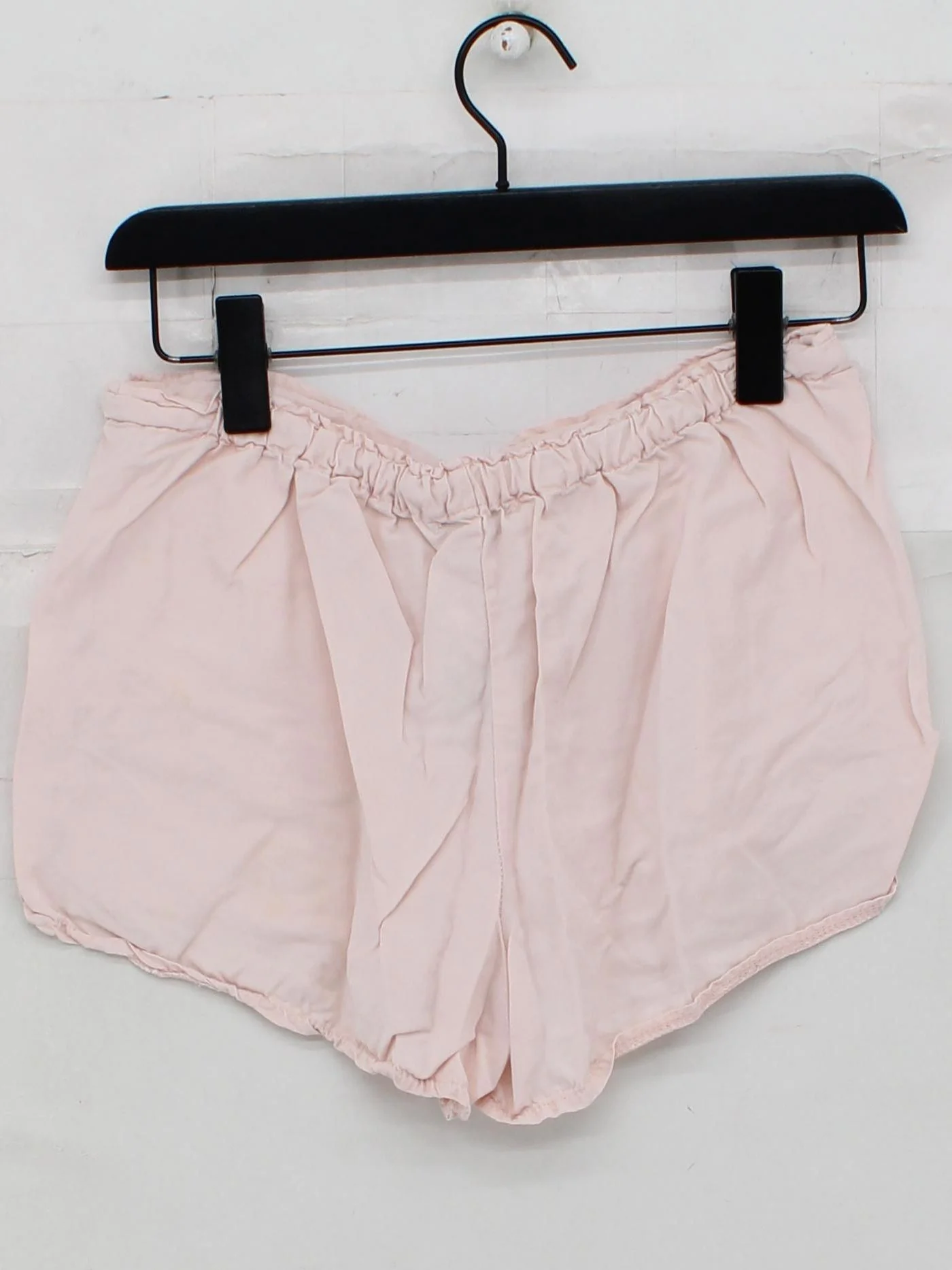 Brandy Melville Women's Shorts Pink Cotton with Viscose Sweat - Image 2