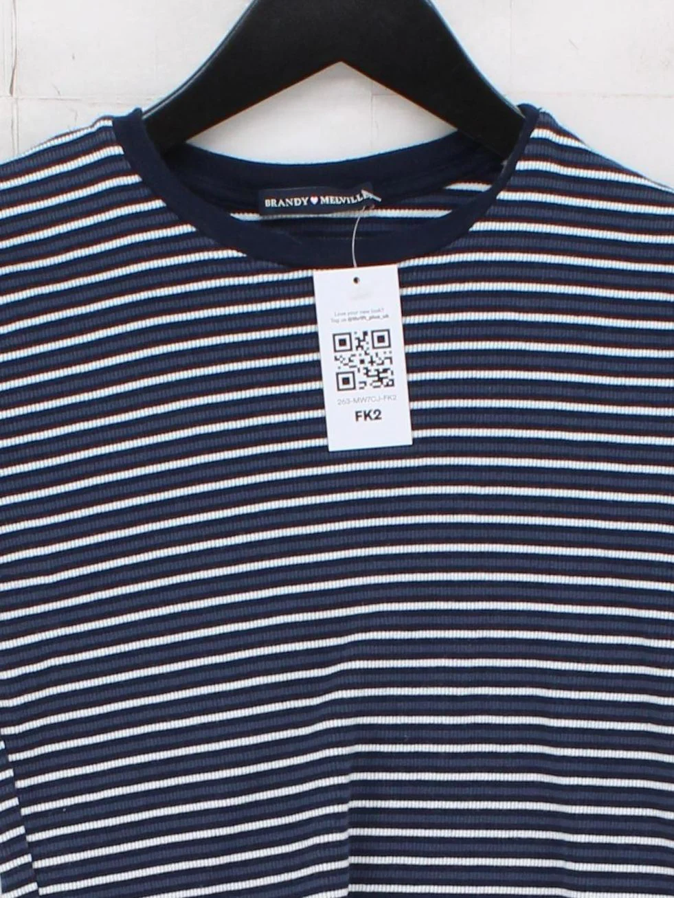Brandy Melville Women's T-Shirt S Multi 100% Cotton Basic - Image 3