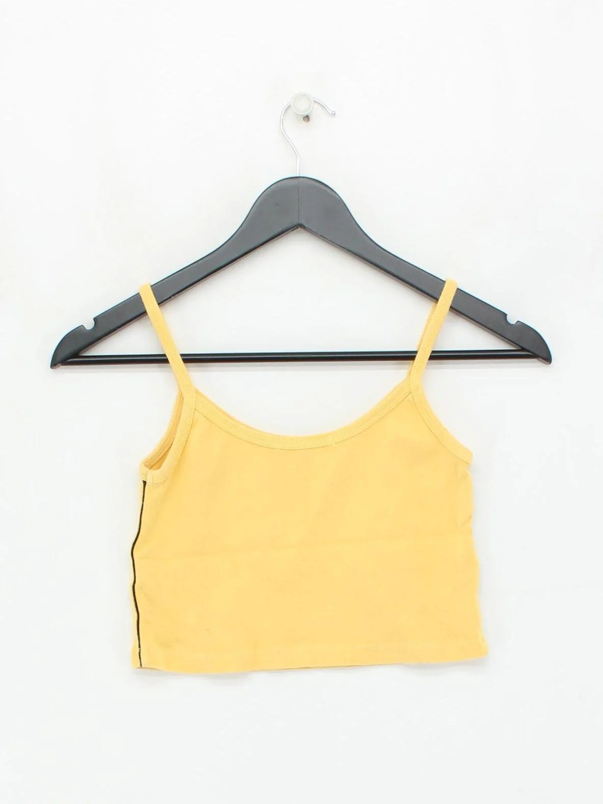 Brandy Melville Women's T-Shirt S Yellow 100% Other Camisole - Image 2