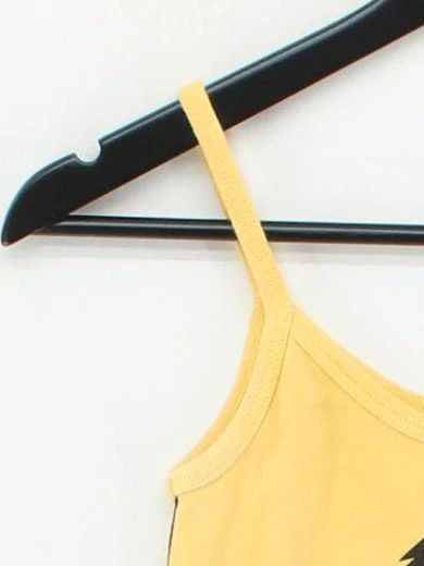 Brandy Melville Women's T-Shirt S Yellow 100% Other Camisole - Image 4