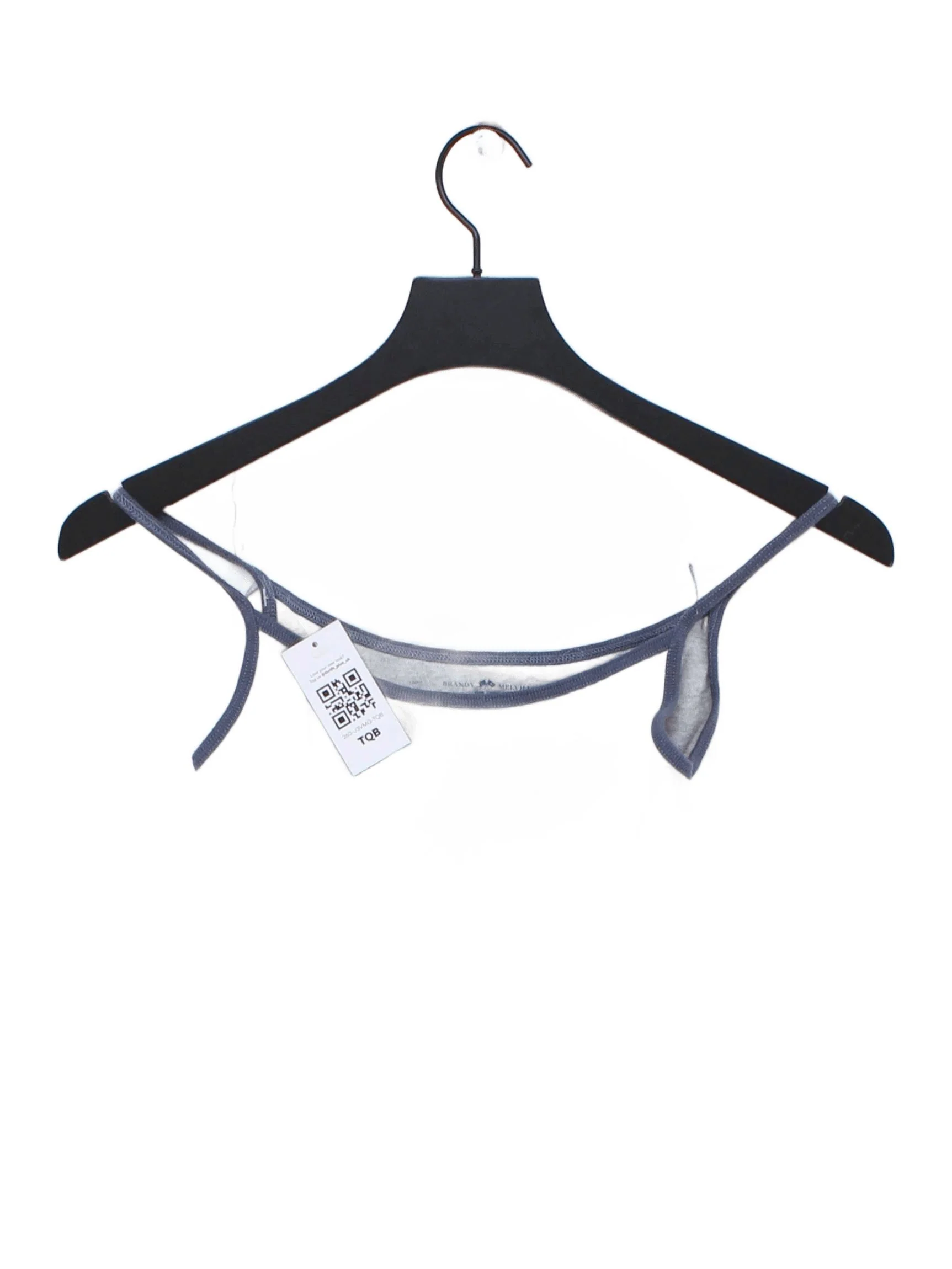 Brandy Melville Women's T-Shirt XS Grey 100% Other Sleeveless Round Neck Basic