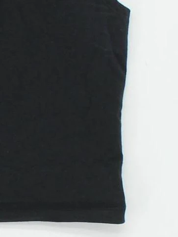 Brandy Melville Women's Top Black Cotton with Elastane Cropped - Image 4