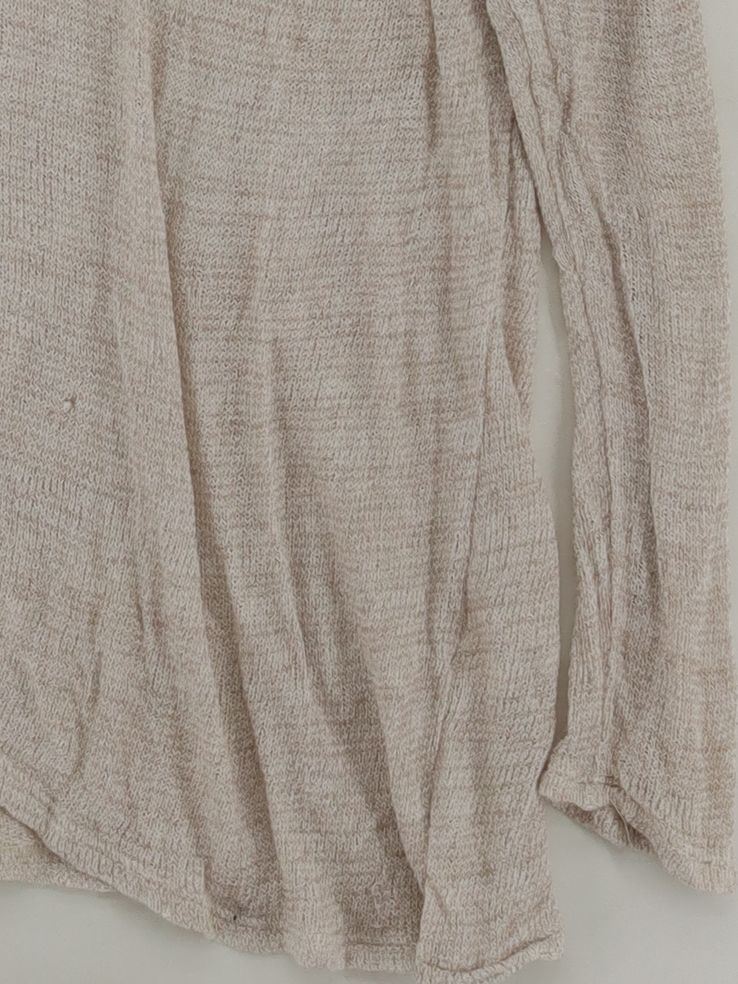 Brandy Melville Women's Top S Cream Cotton with Viscose, Elastane Basic - Image 4