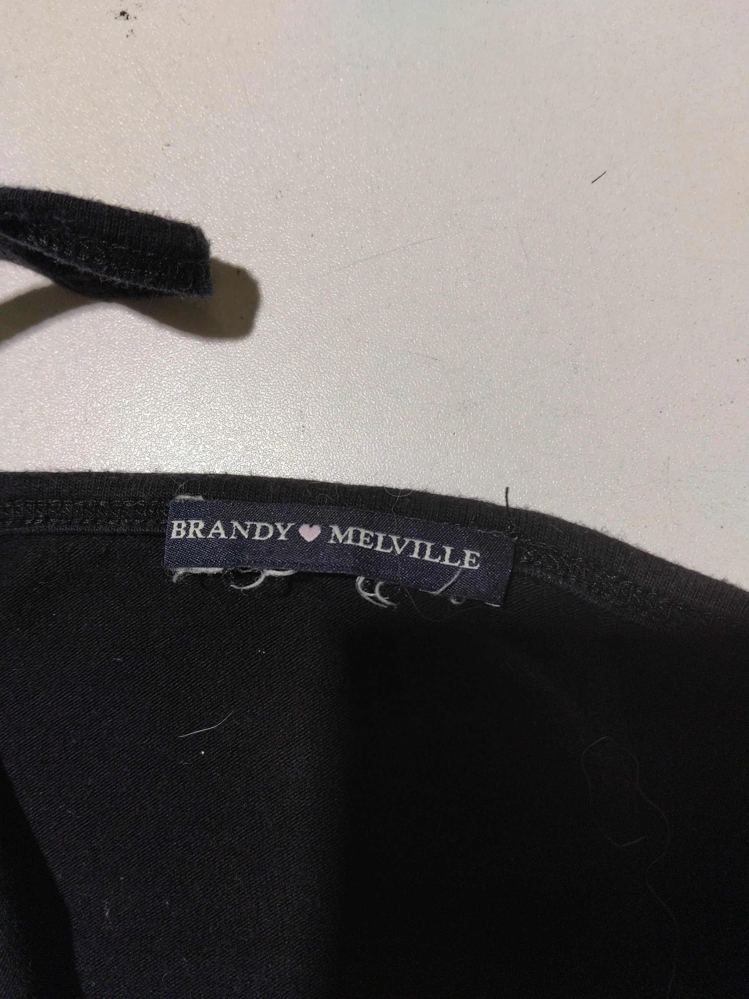 Brandy Melville Women's Top XS Black 100% Other Sleeveless V-Neck Cropped - Image 6