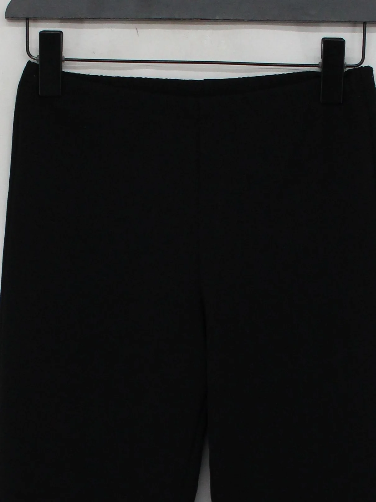 Brandy Melville Women's Trousers S Black Polyester with Elastane Flared Capri - Image 3