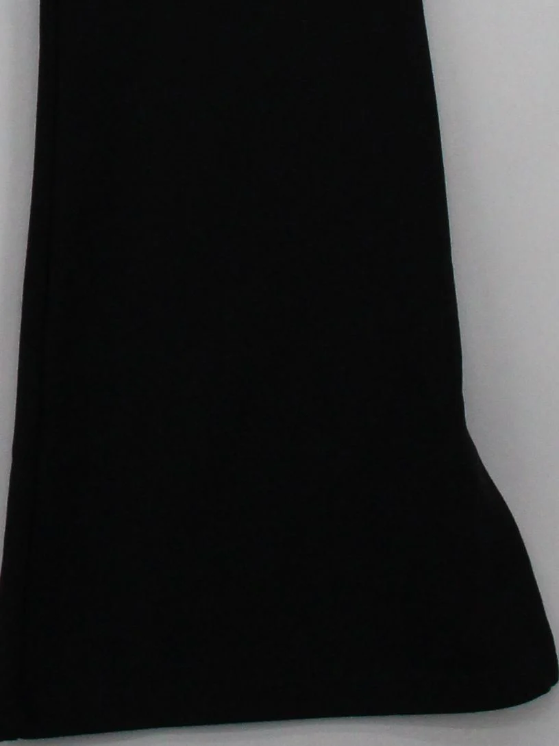 Brandy Melville Women's Trousers S Black Polyester with Elastane Flared Capri - Image 4