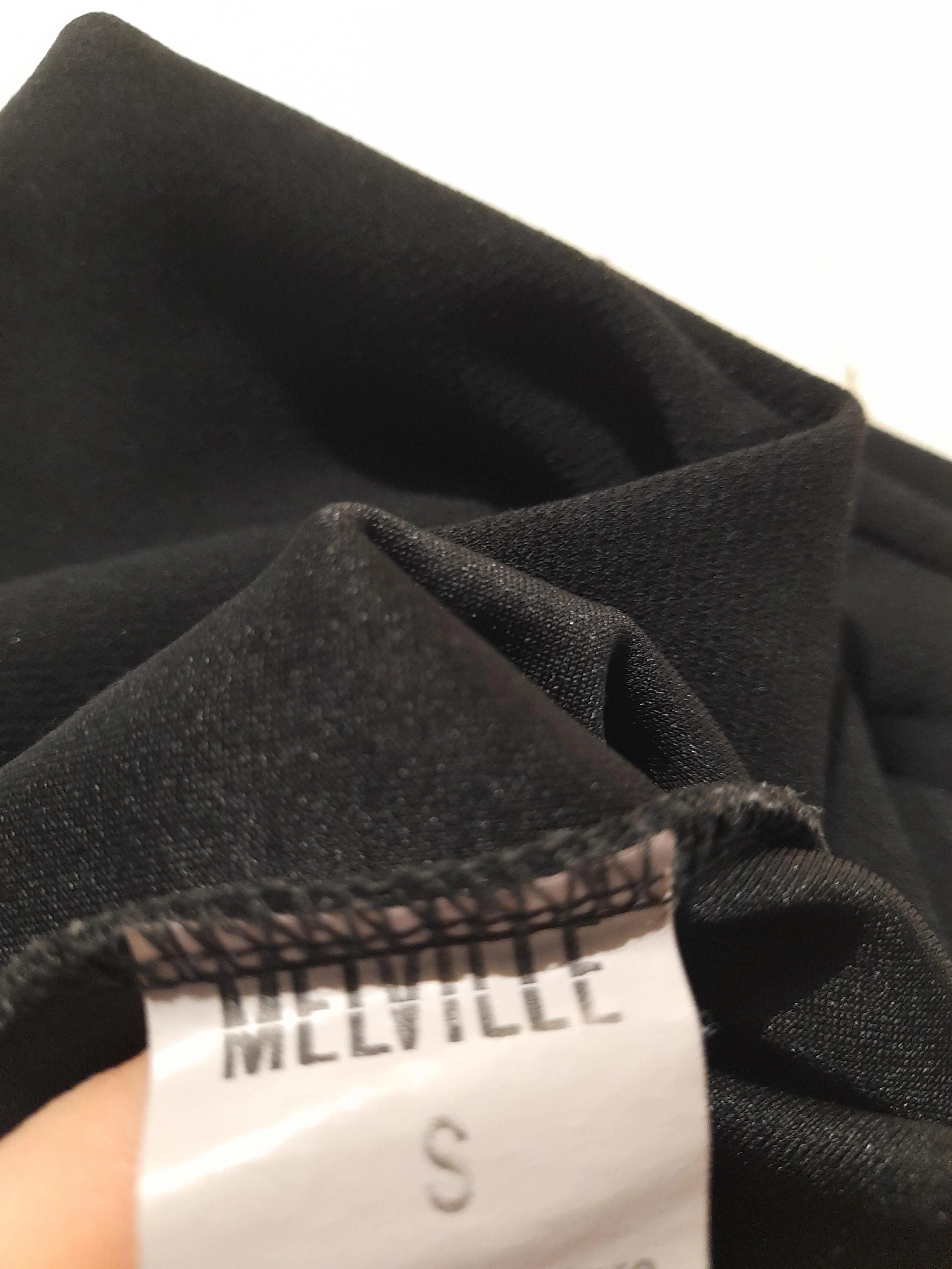 Brandy Melville Women's Trousers S Black Polyester with Elastane Flared Capri - Image 5