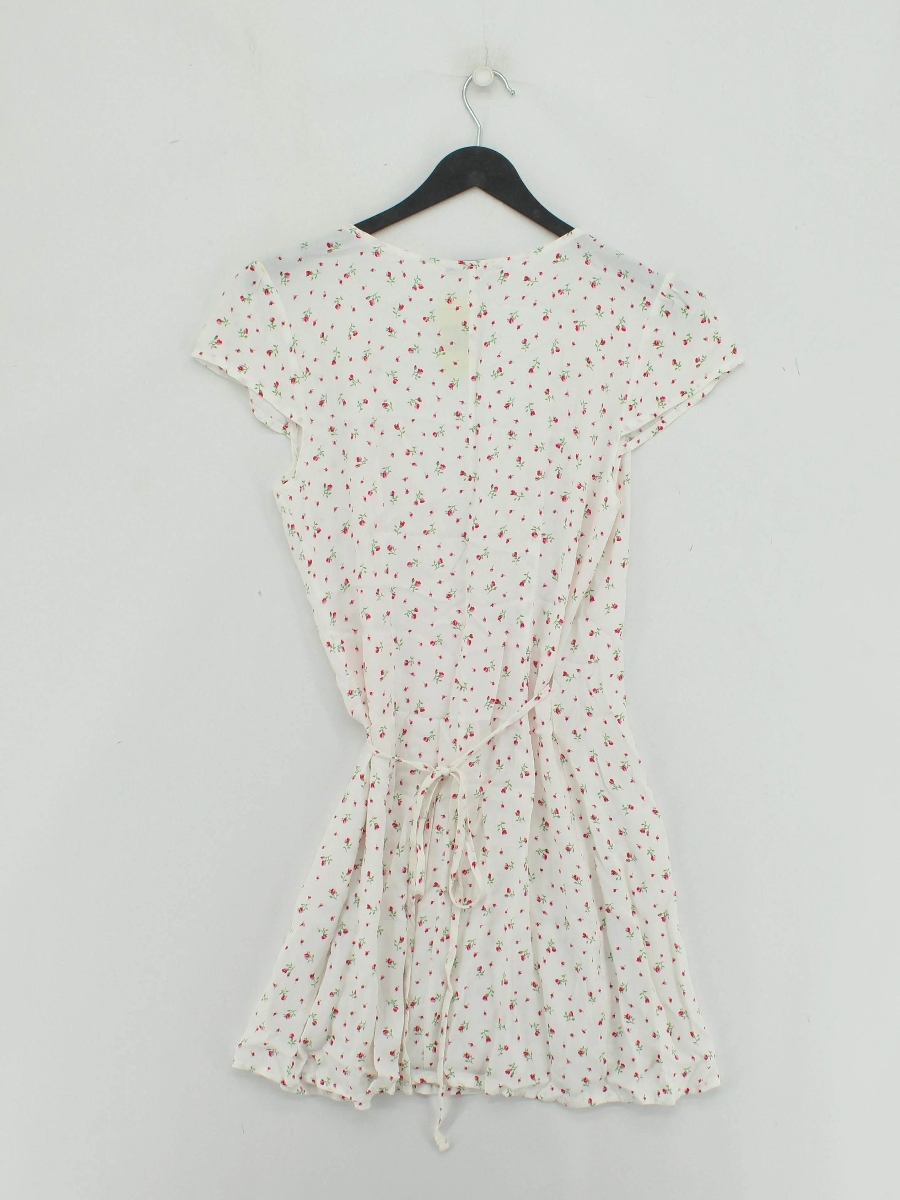 Brandy Melville Wrap Mini Dress One Size in White - Image 2