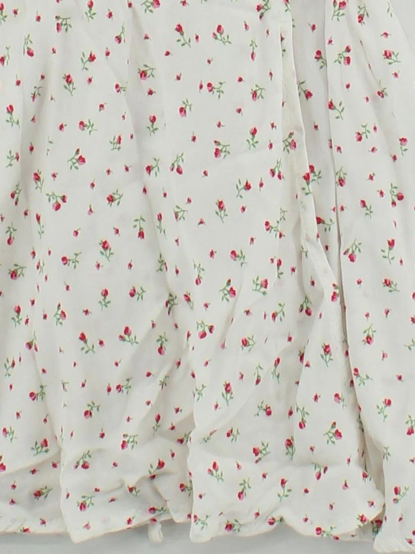 Brandy Melville Wrap Mini Dress One Size in White - Image 4