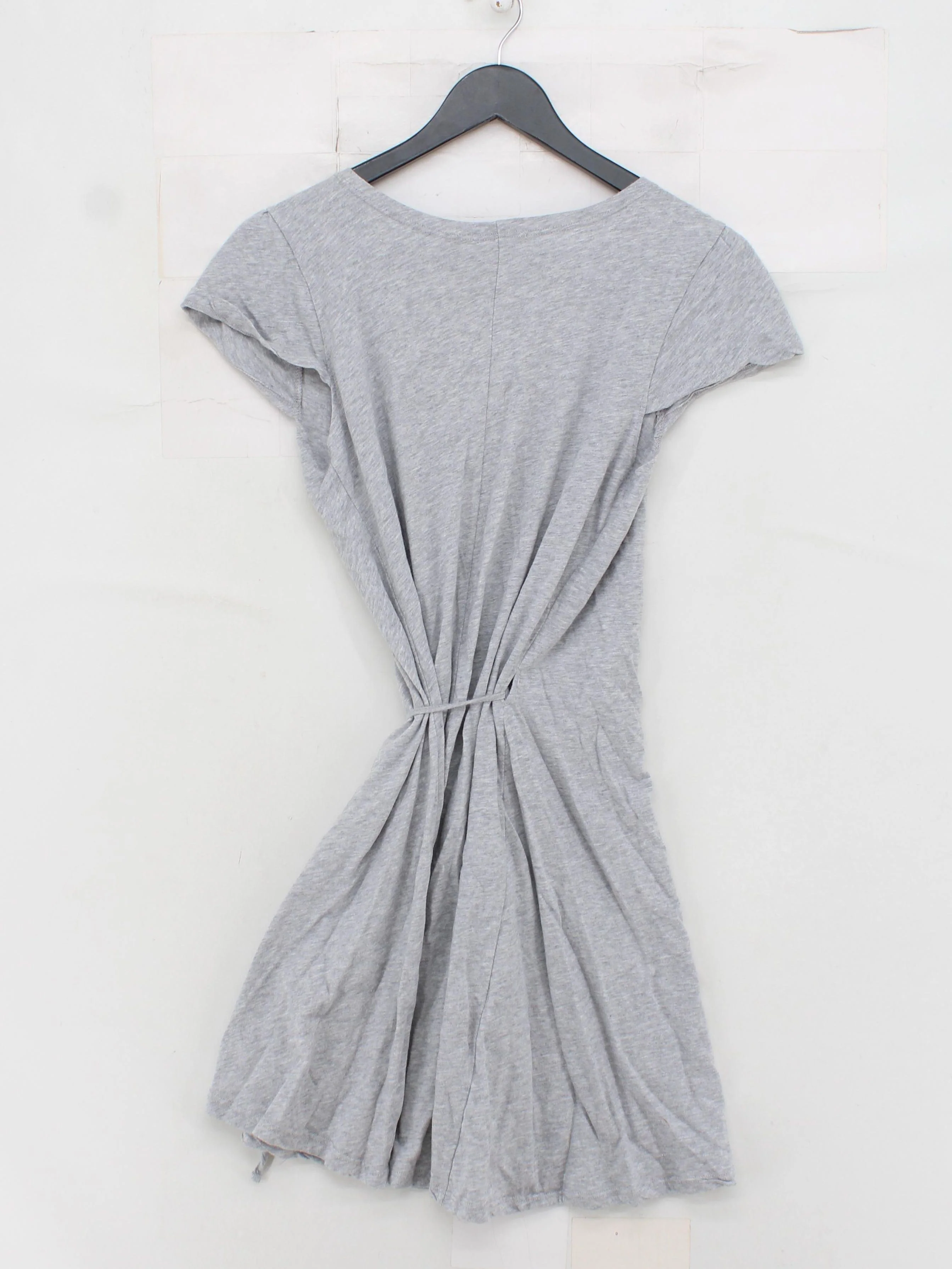Brandy Melville Wrap Mini Dress S in Grey - Image 2