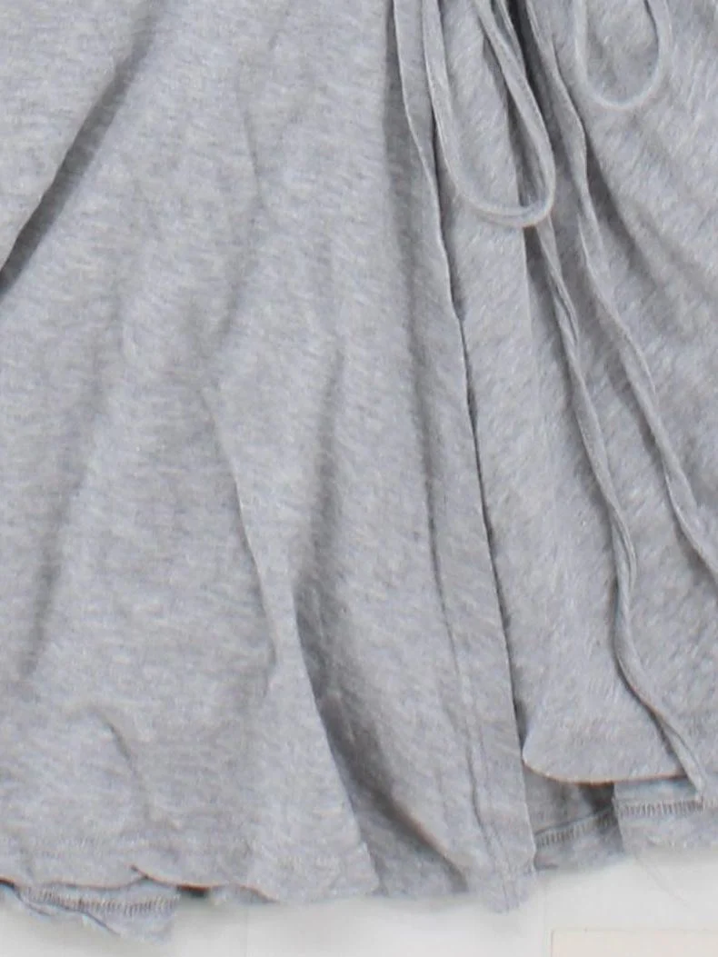 Brandy Melville Wrap Mini Dress S in Grey - Image 4