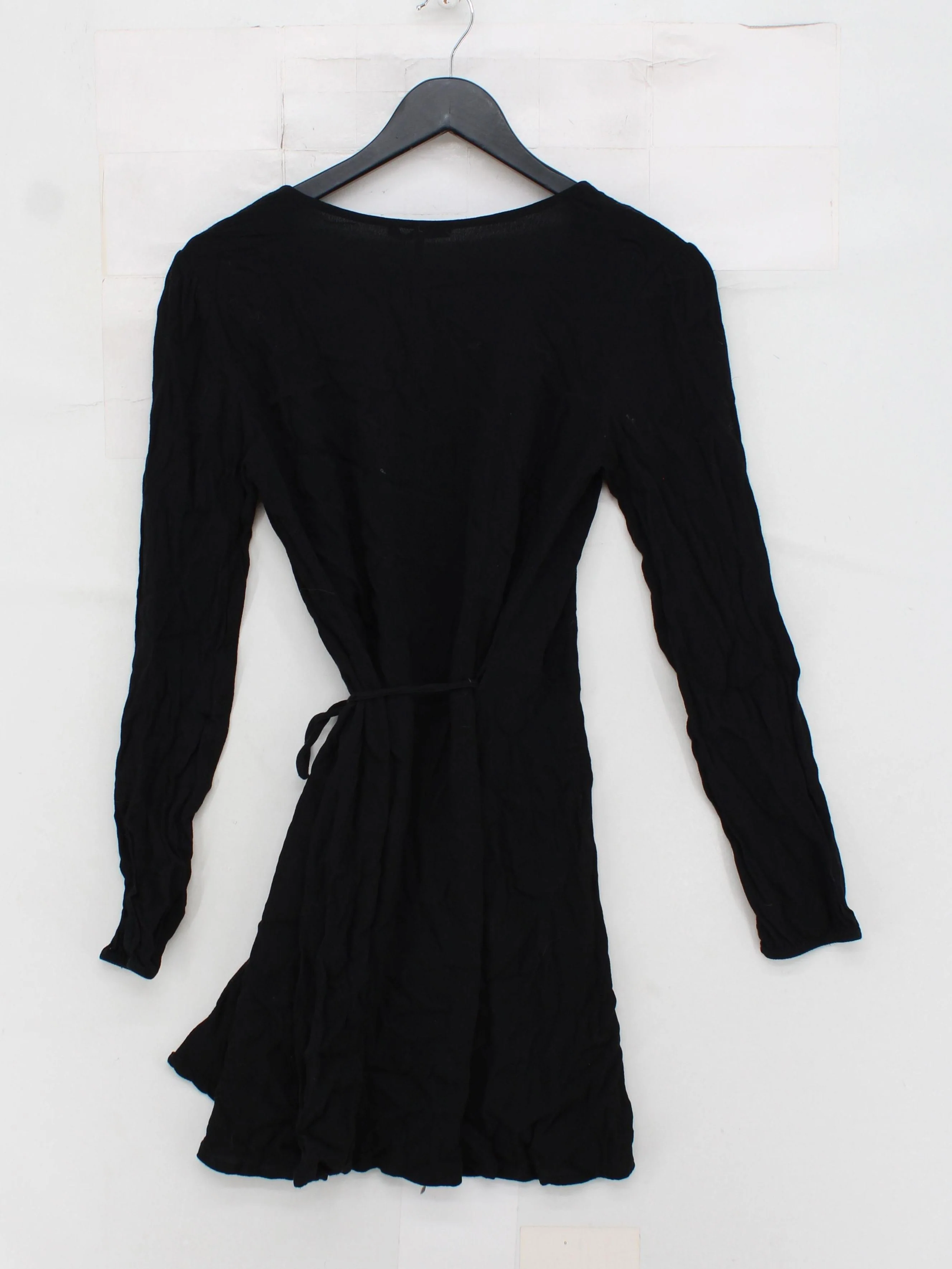 Brandy Melville Wrap Mini Dress UK2 in Black - Image 2