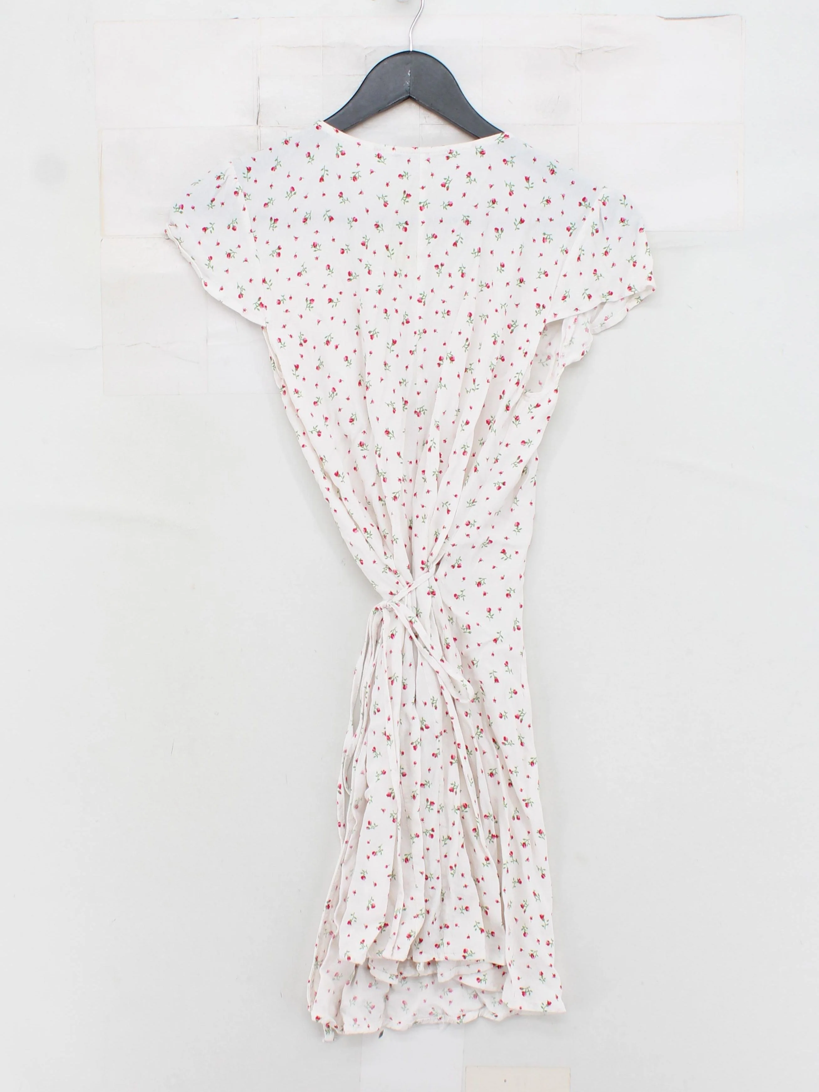 Brandy Melville Wrap Mini Dress UK2 in White - Image 2