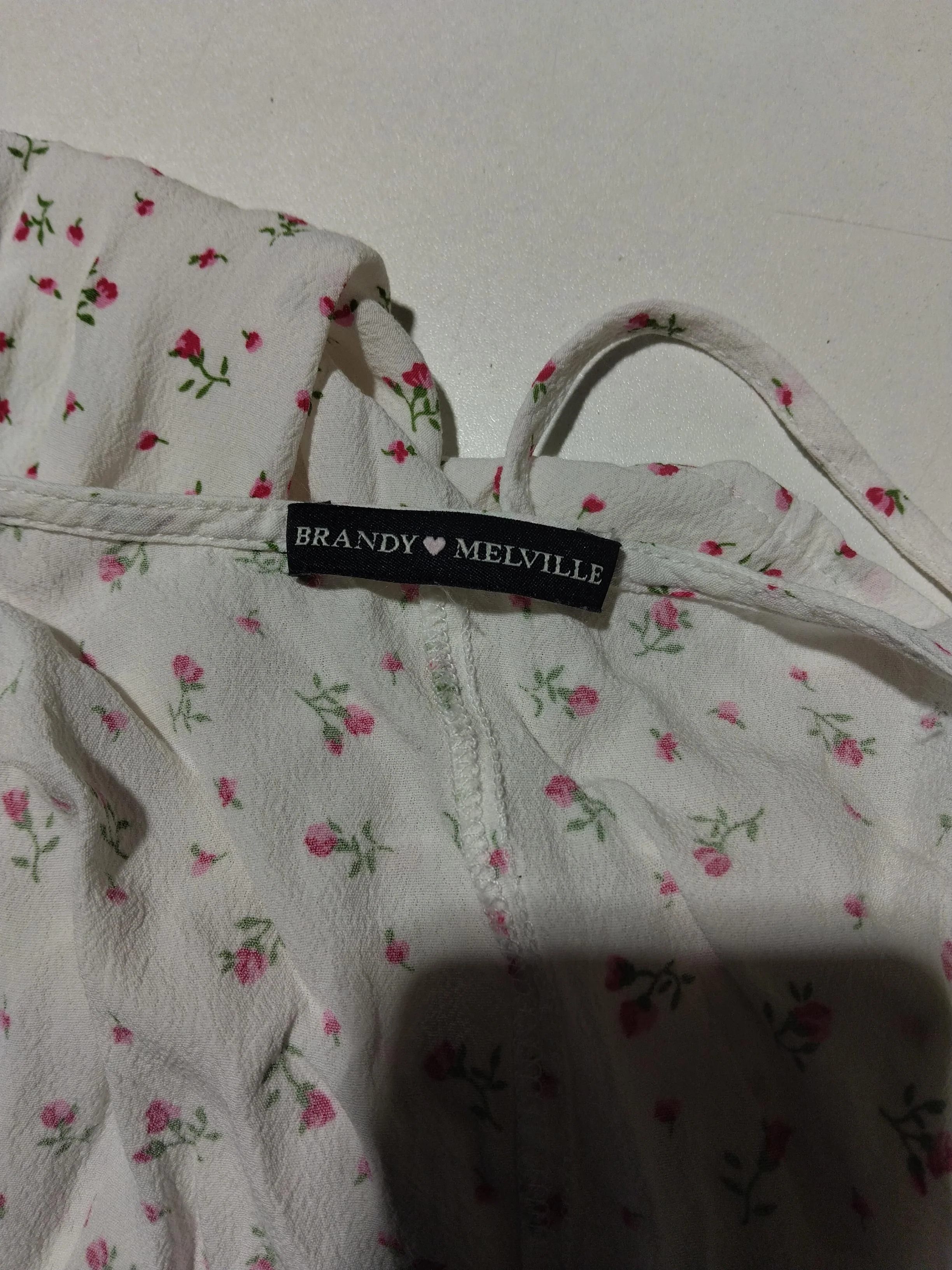 Brandy Melville Wrap Mini Dress UK2 in White - Image 5