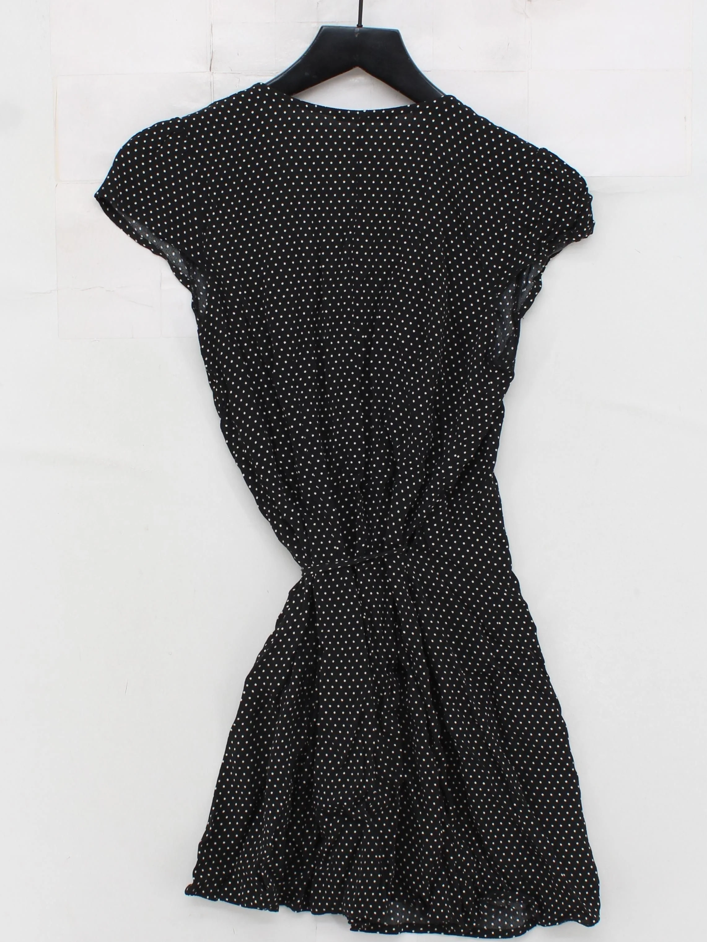 Brandy Melville Wrap Mini Dress UK6 in Black - Image 2