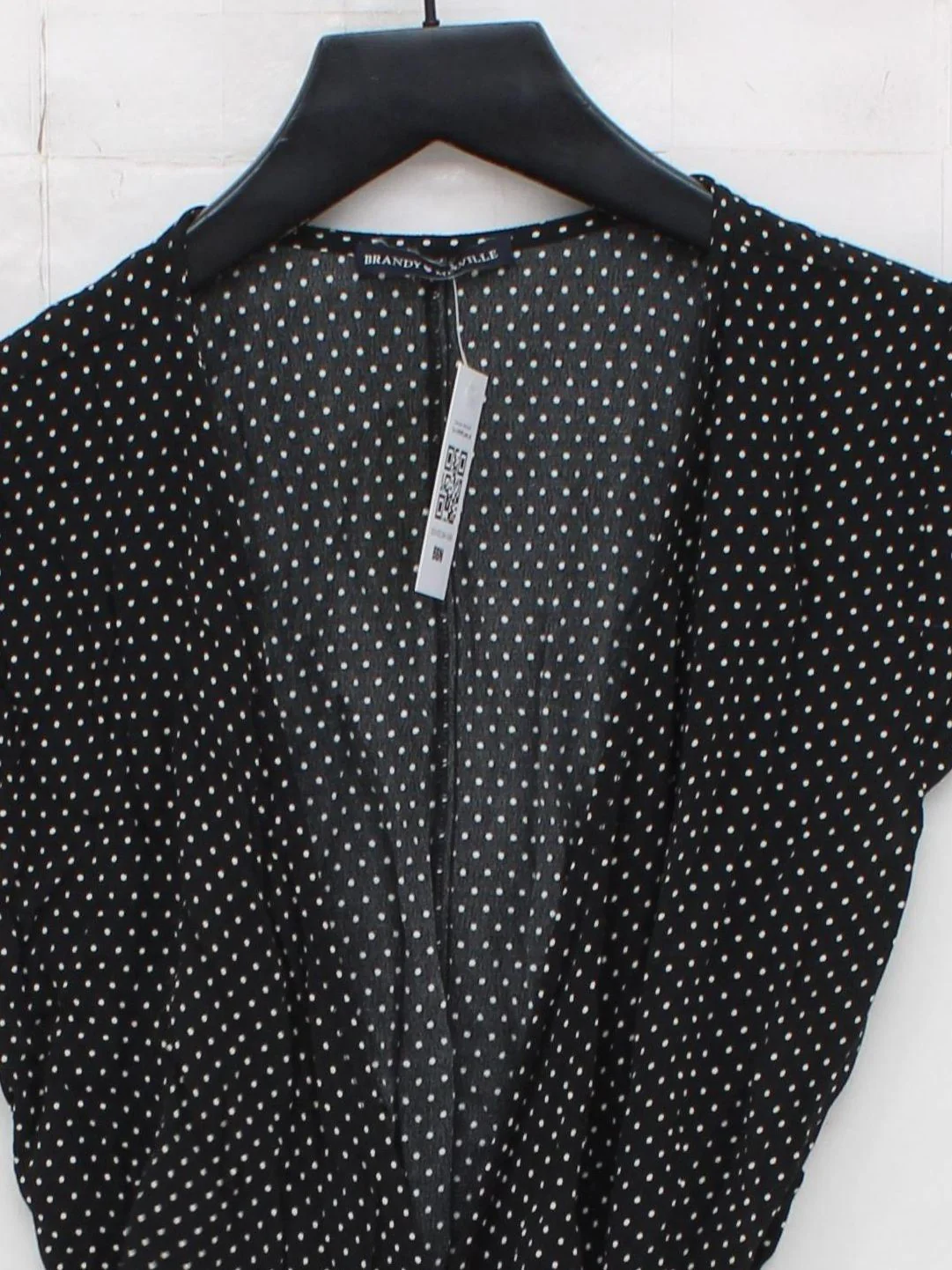 Brandy Melville Wrap Mini Dress UK6 in Black - Image 3