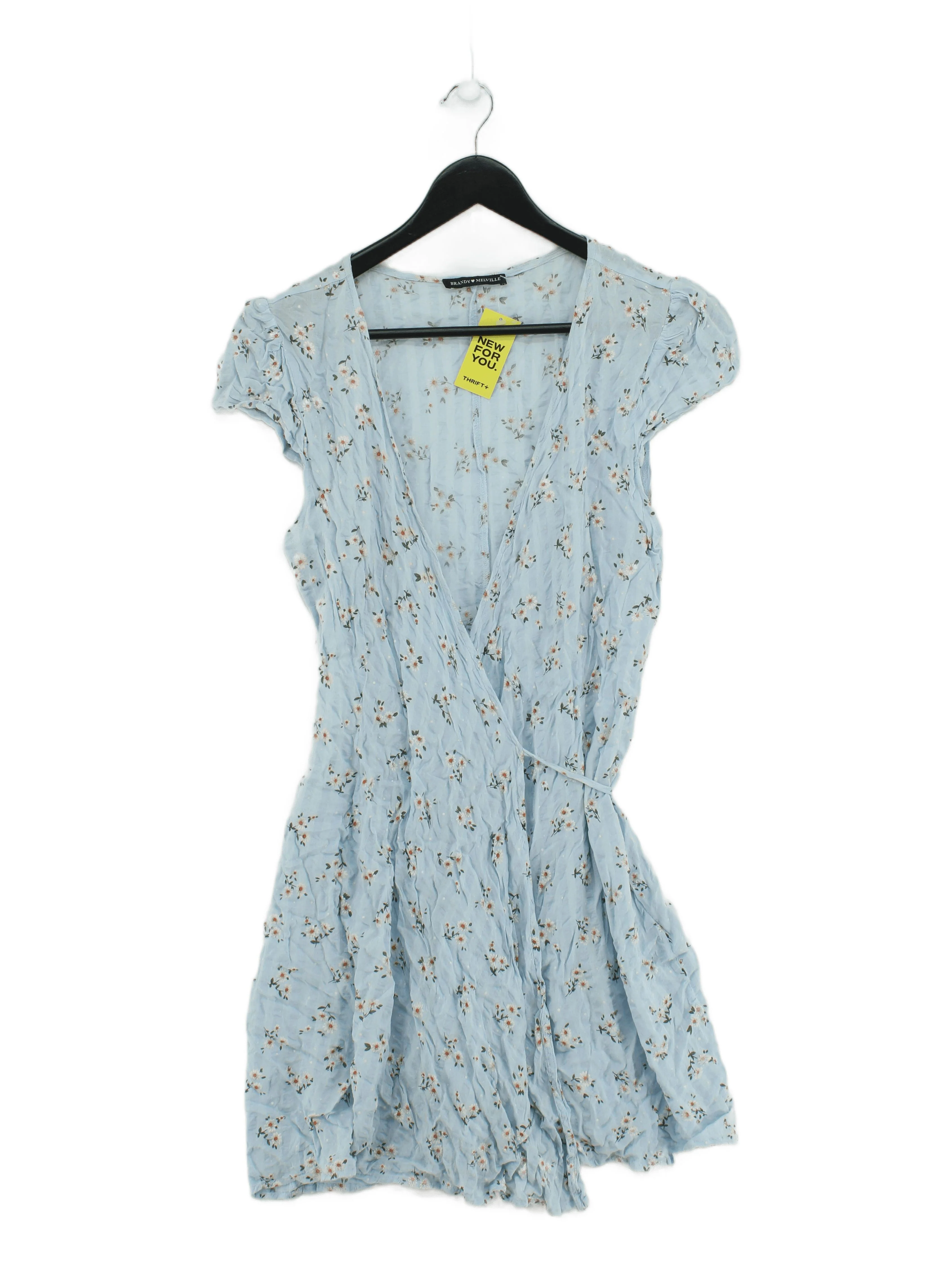 Brandy Melville Wrap Mini Dress UK6 in Blue