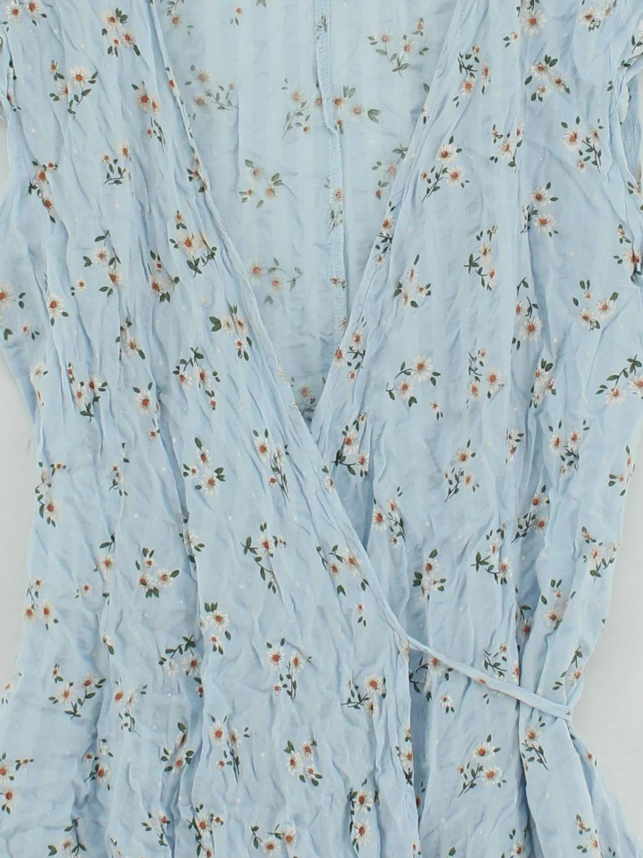 Brandy Melville Wrap Mini Dress UK6 in Blue - Image 3