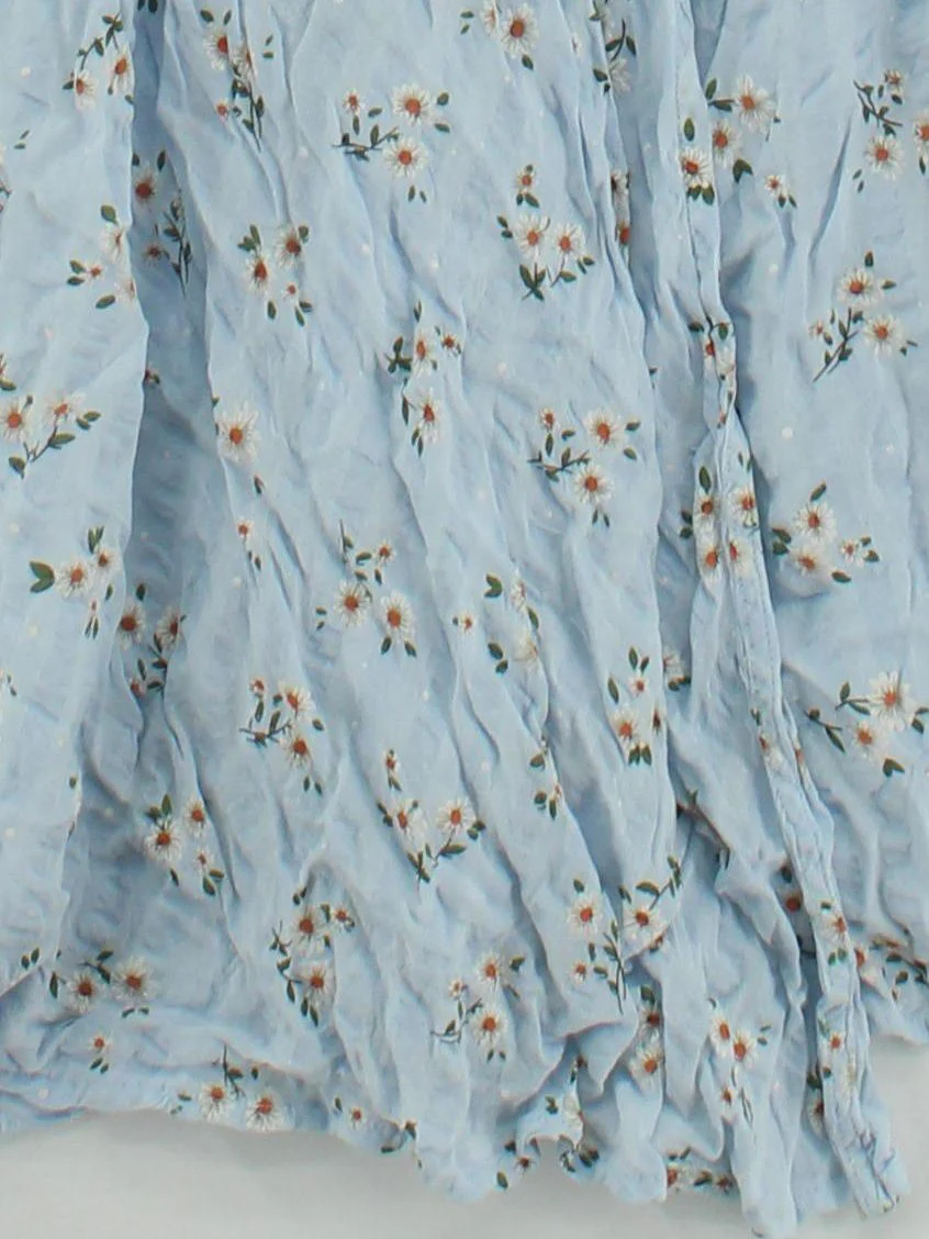 Brandy Melville Wrap Mini Dress UK6 in Blue - Image 4