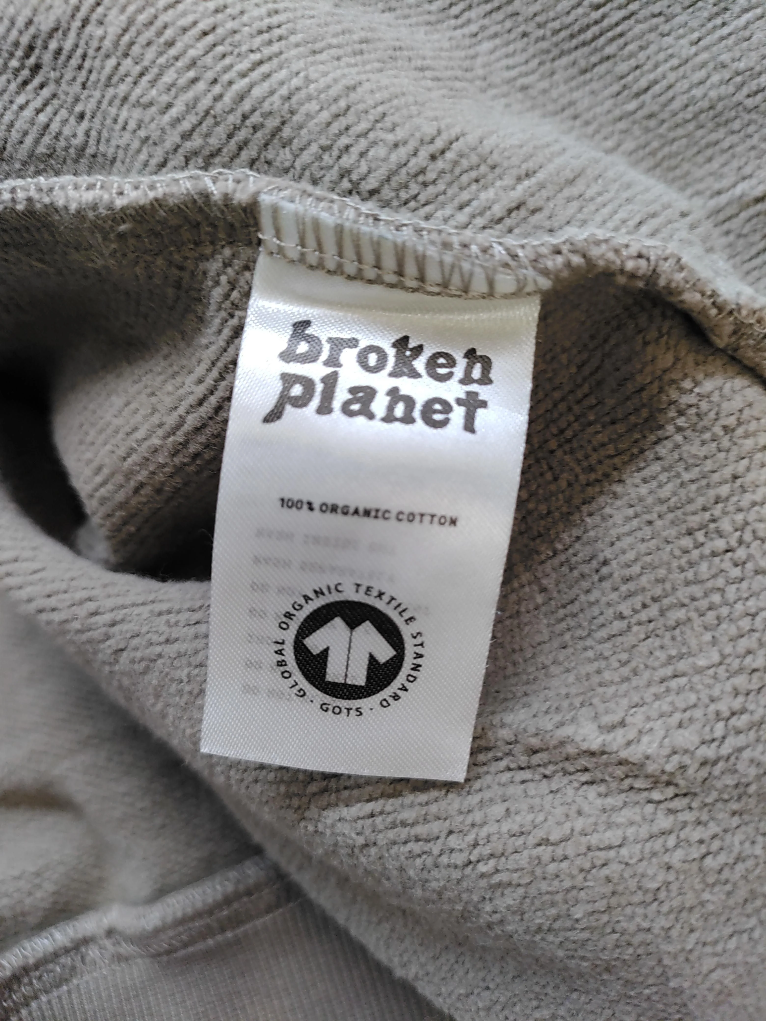 Broken Planet Men's Hoodie M Brown Graphic 100% Cotton Pullover - Image 6
