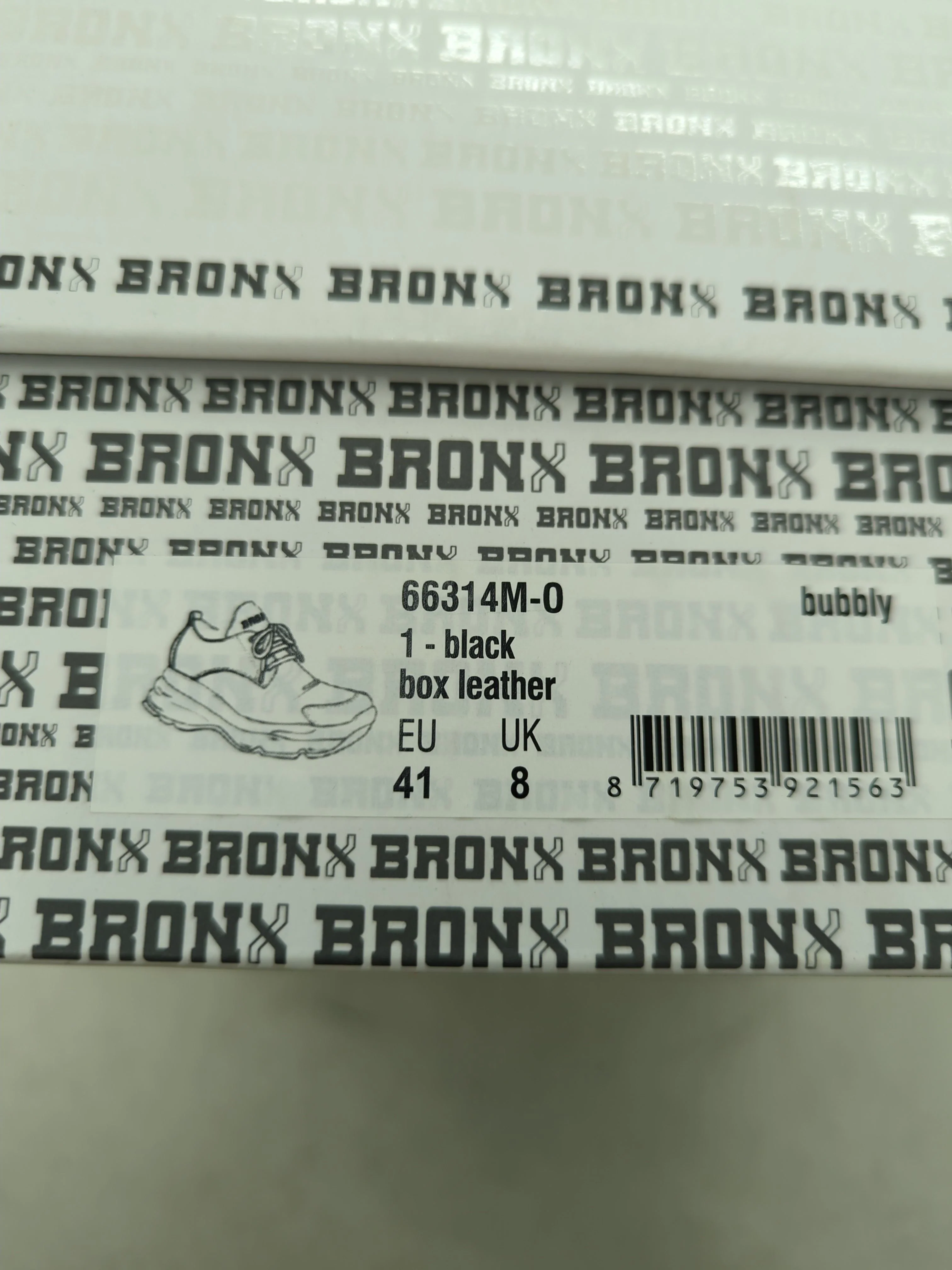 Bronx Bubbly Women's Trainers 66314M-0 UK8 EU41 in Black RRP £111 - Image 9