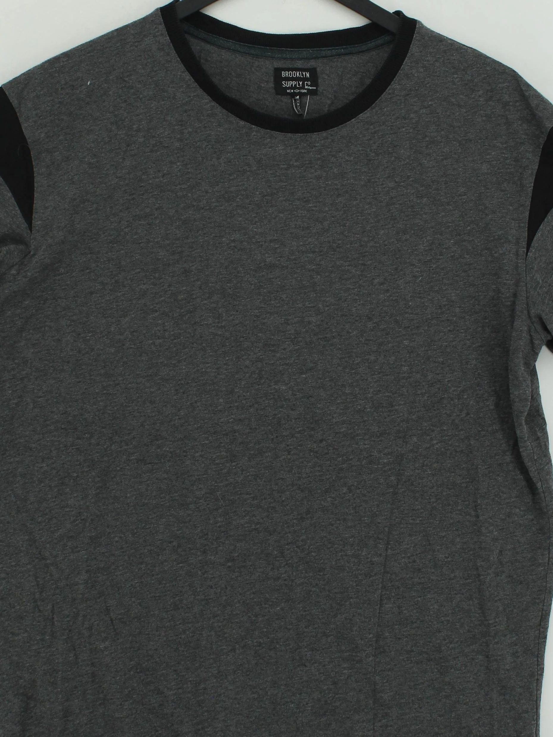 Brooklyn Supply Co. Men's T-Shirt M Grey Polyester with Viscose Basic - Image 3