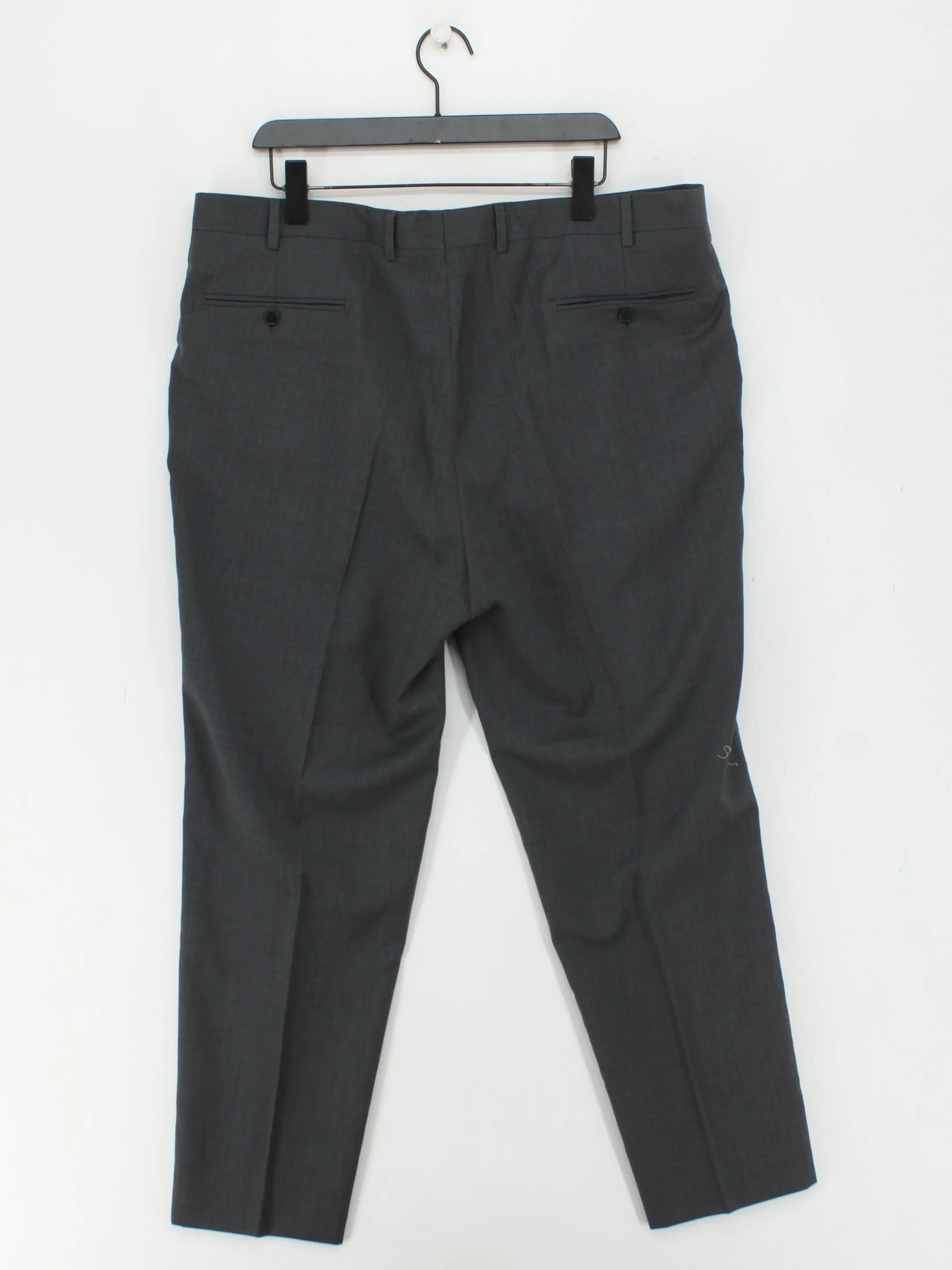 Brooksfield Men's Suit Trousers W 43 in Grey 100% Viscose Straight Dress Pants - Image 2
