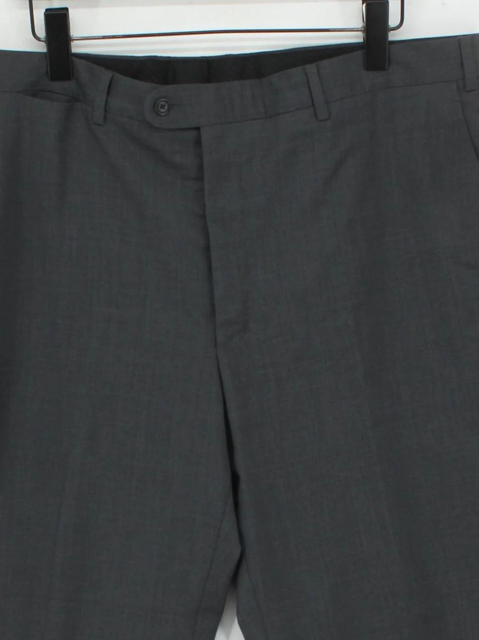 Brooksfield Men's Suit Trousers W 43 in Grey 100% Viscose Straight Dress Pants - Image 3
