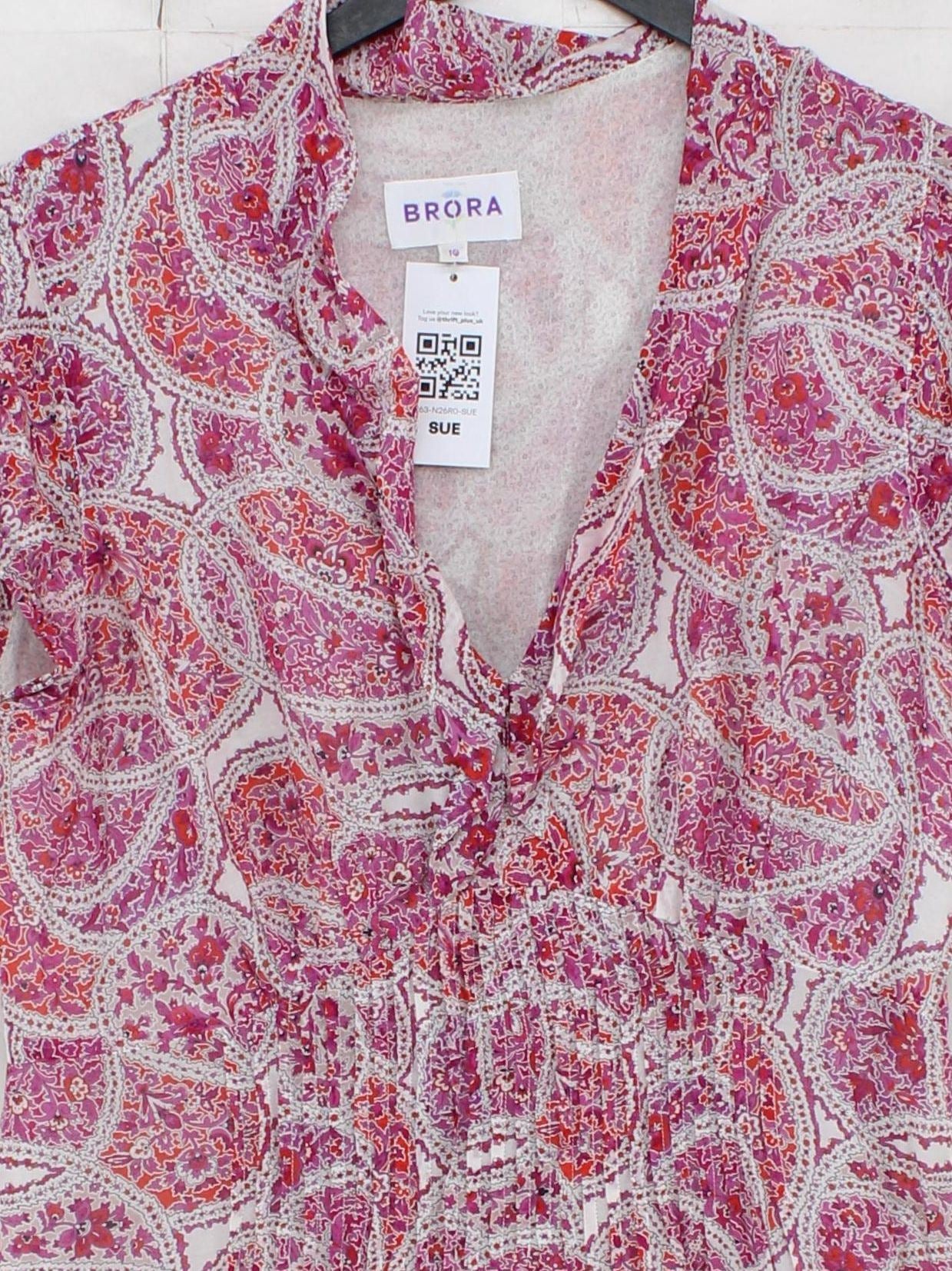 Brora A-Line Midi Dress UK10 in Multi - Image 3
